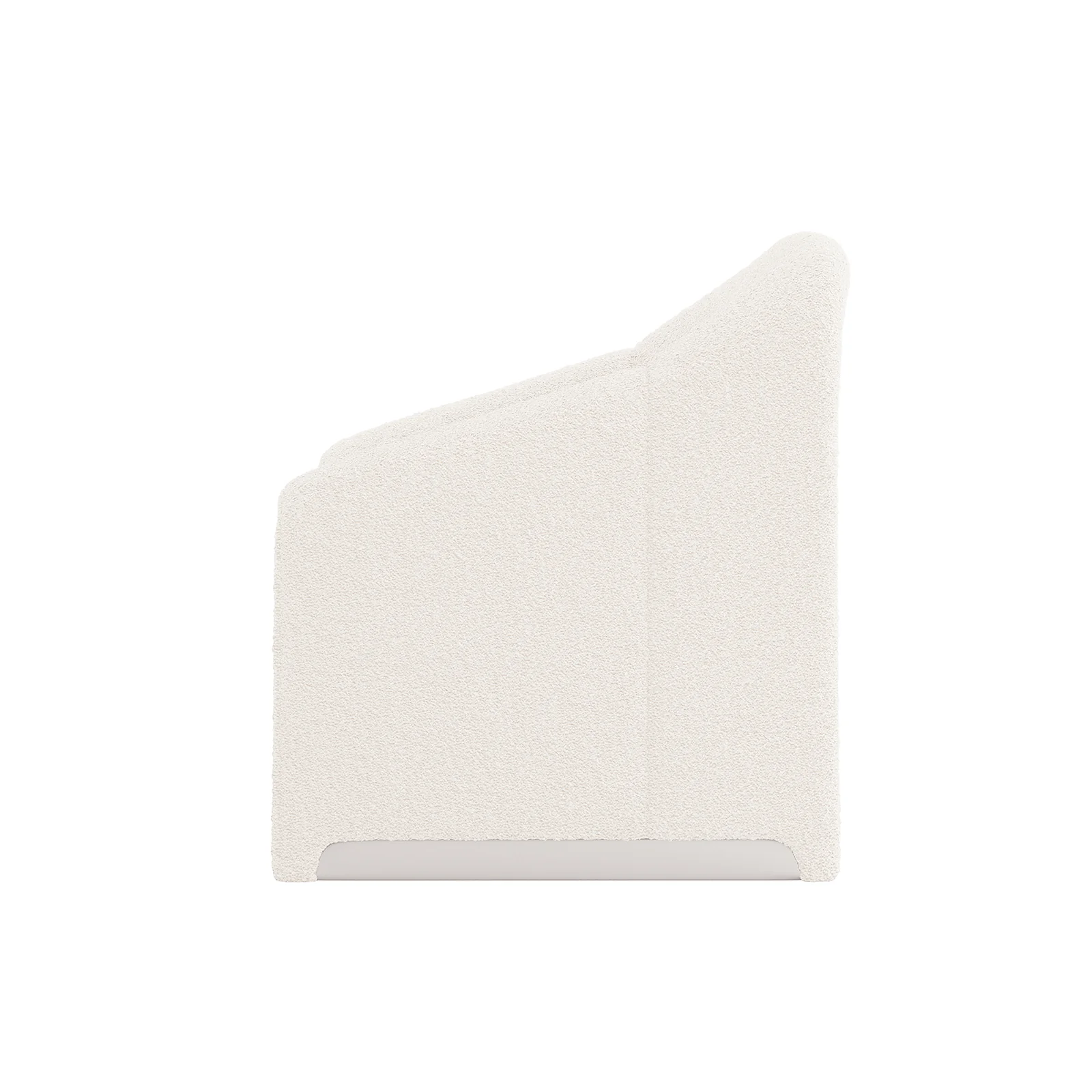Aaralyn Boucle Fabric Accent Chair in Cream White - Image 5