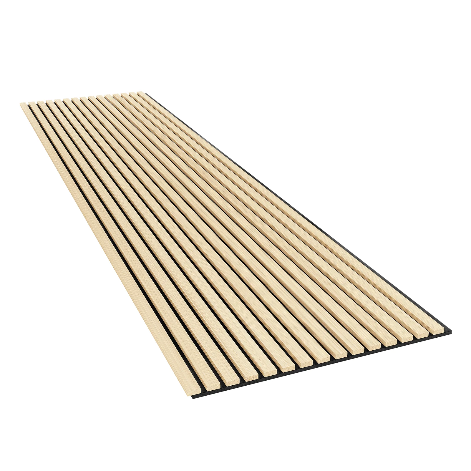 Agoran 240cm Acoustic Slat Wall Panel Set of 2 in Oak - Image 6