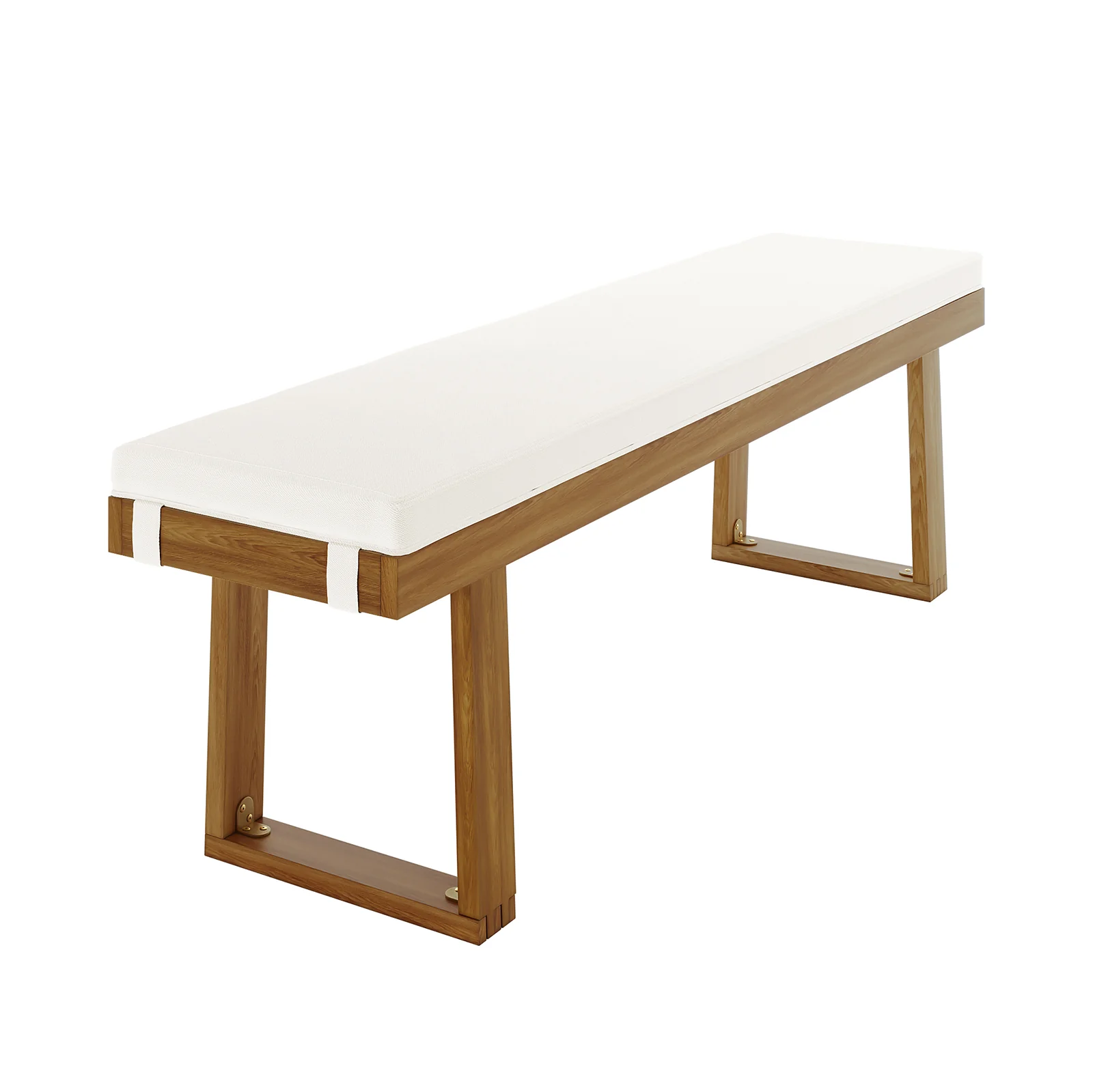 Albian 7 Seater Hardwood Outdoor Dining Set in Beige - Image 9