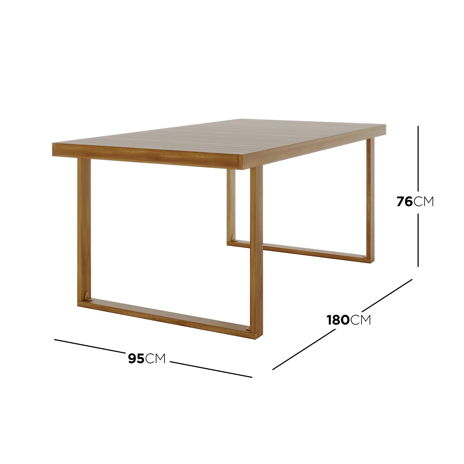 Albian 7 Seater Hardwood Outdoor Dining Set in Light Grey - Image 12