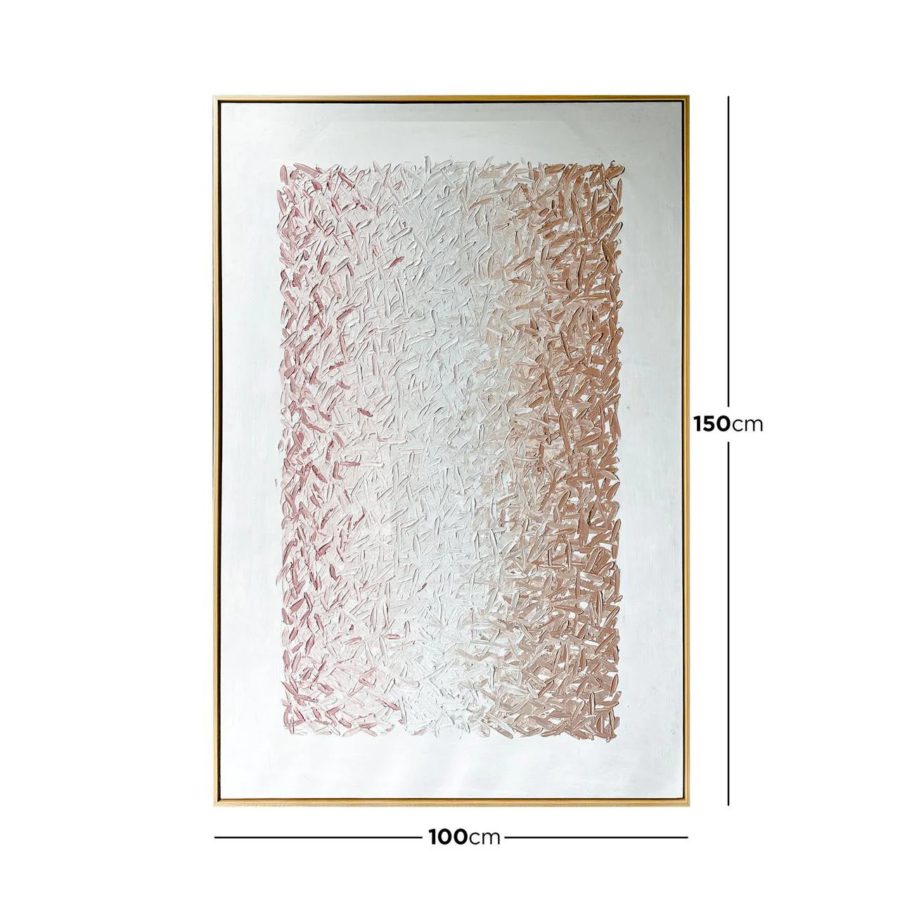 Amelia 100x150cm Framed Textured Canvas 3D Wall Art - Image 5