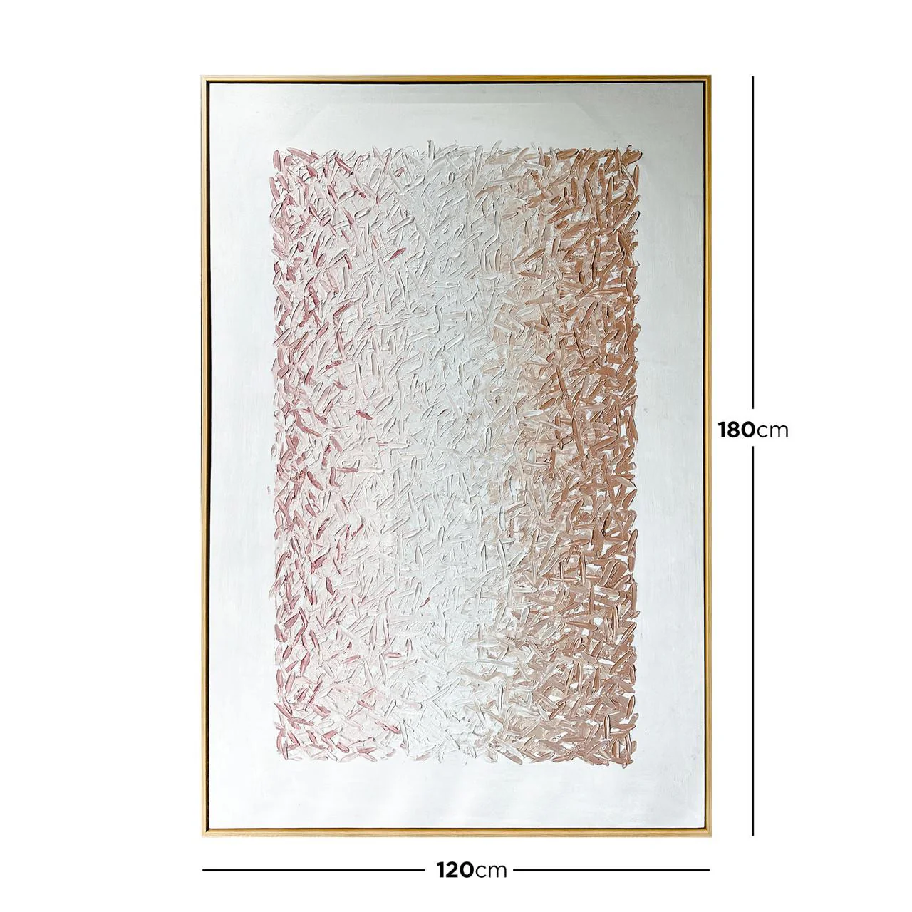 Amelia 120x180cm Framed Textured Canvas 3D Wall Art - Image 3