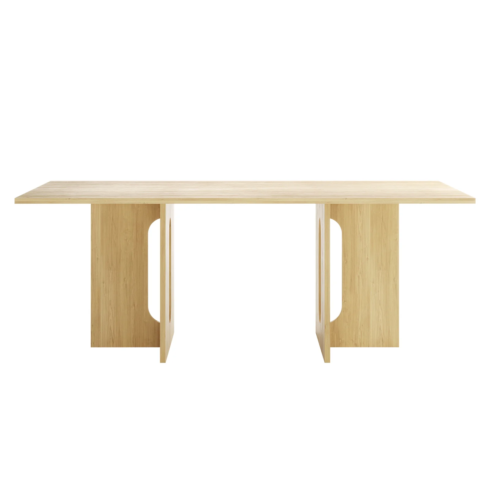 Amora 200cm 6 Seater Dining Table in Natural