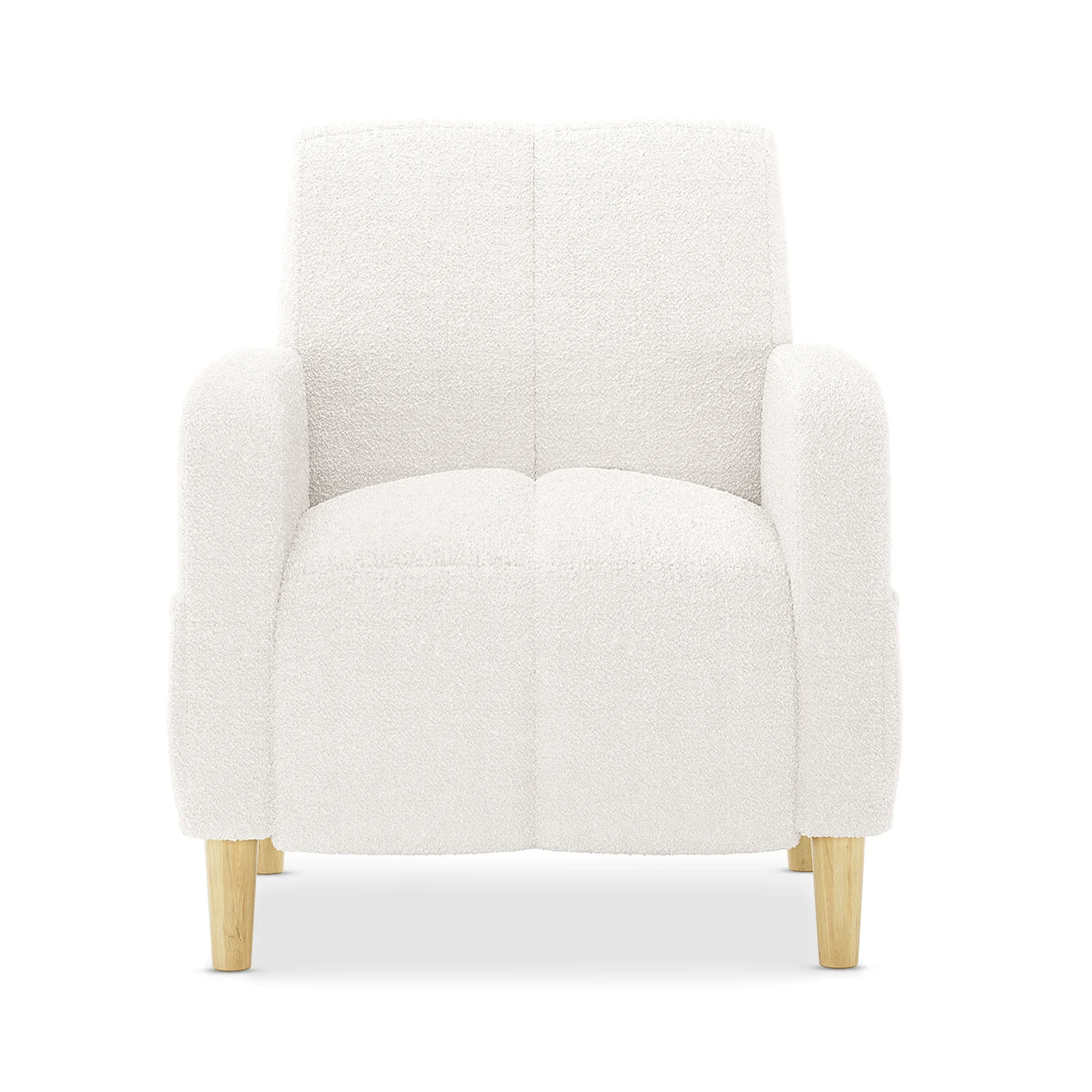 Anica 6 Seater Boucle Sofa Bed Set in Cream White - Image 18