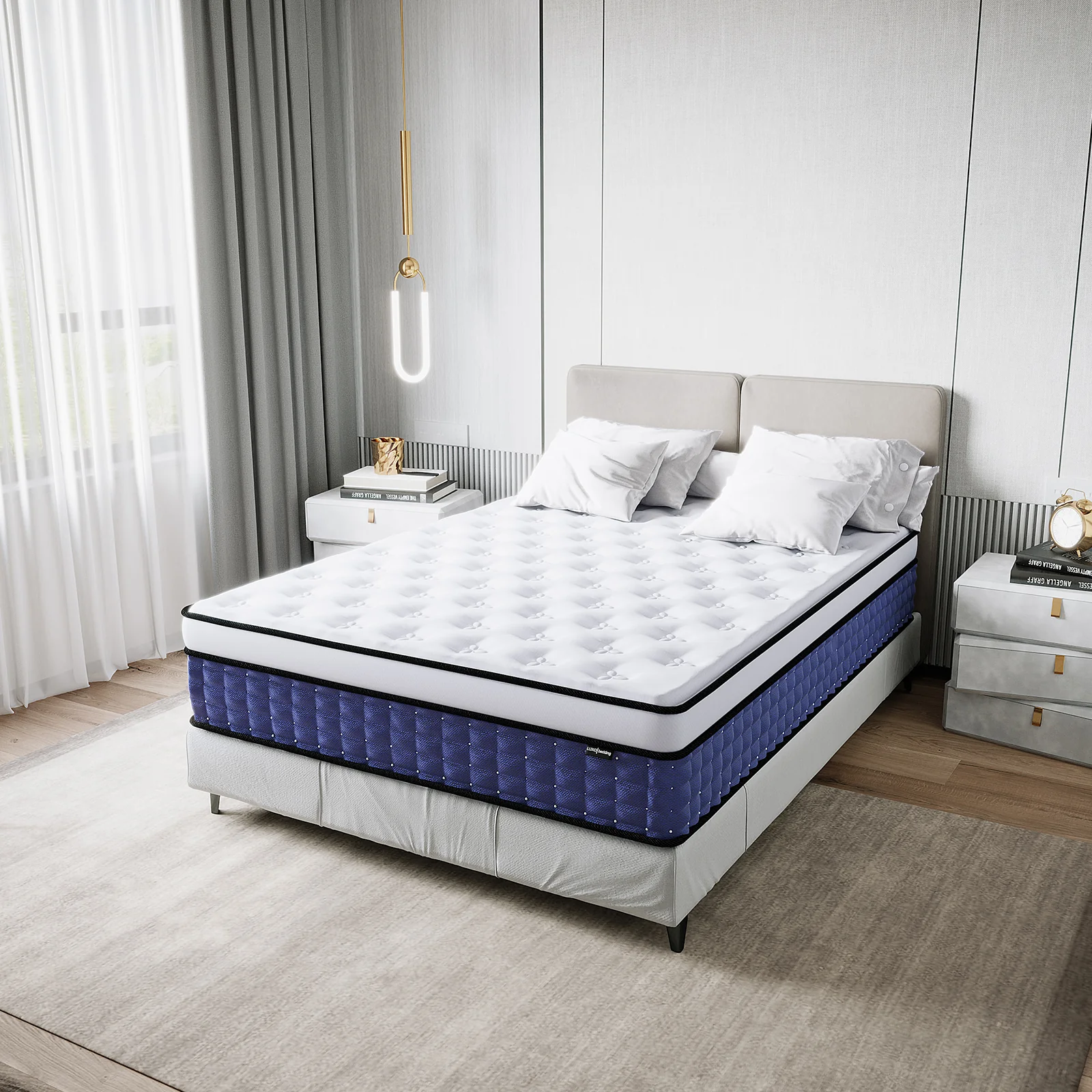 Antheia Double 32cm Euro Top Memory Foam Latex Mattress in Medium Firm - Image 3