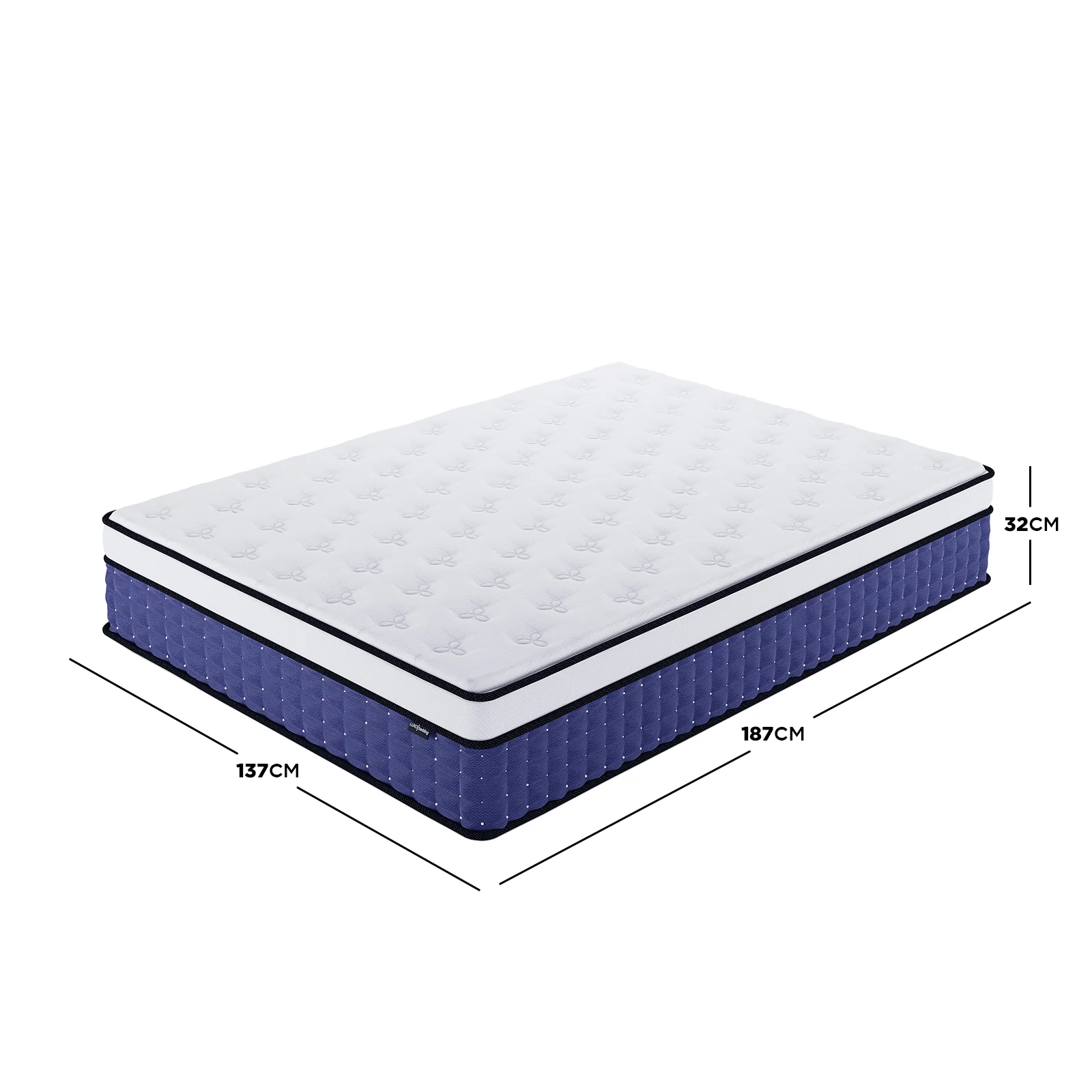 Antheia Double 32cm Euro Top Memory Foam Latex Mattress in Medium Firm - Image 4