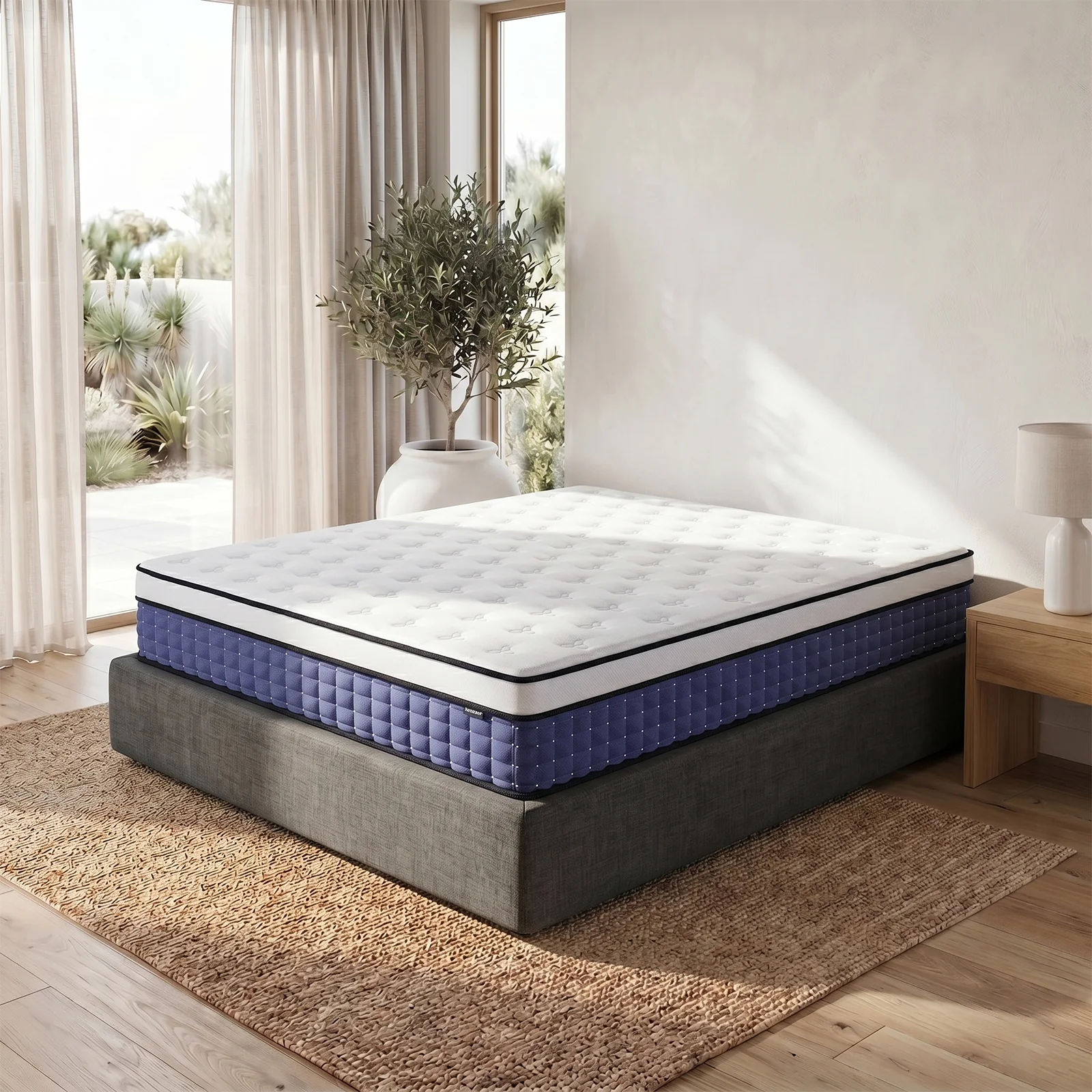 Antheia King 32cm Euro Top Memory Foam Latex Mattress - Image 2