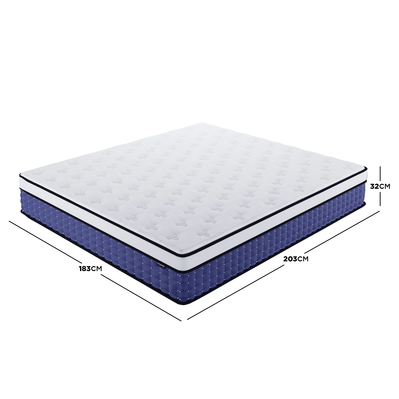 Antheia King 32cm Euro Top Memory Foam Latex Mattress - Image 4