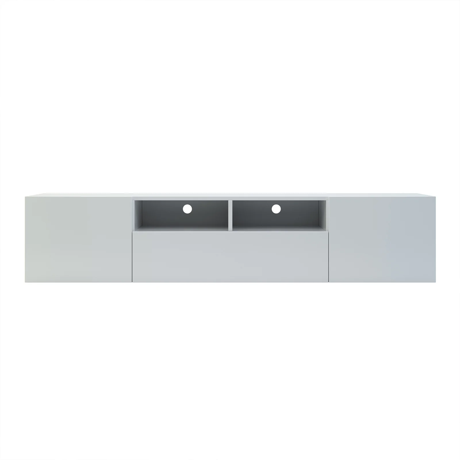 Anton 200cm Entertainment TV Unit in White