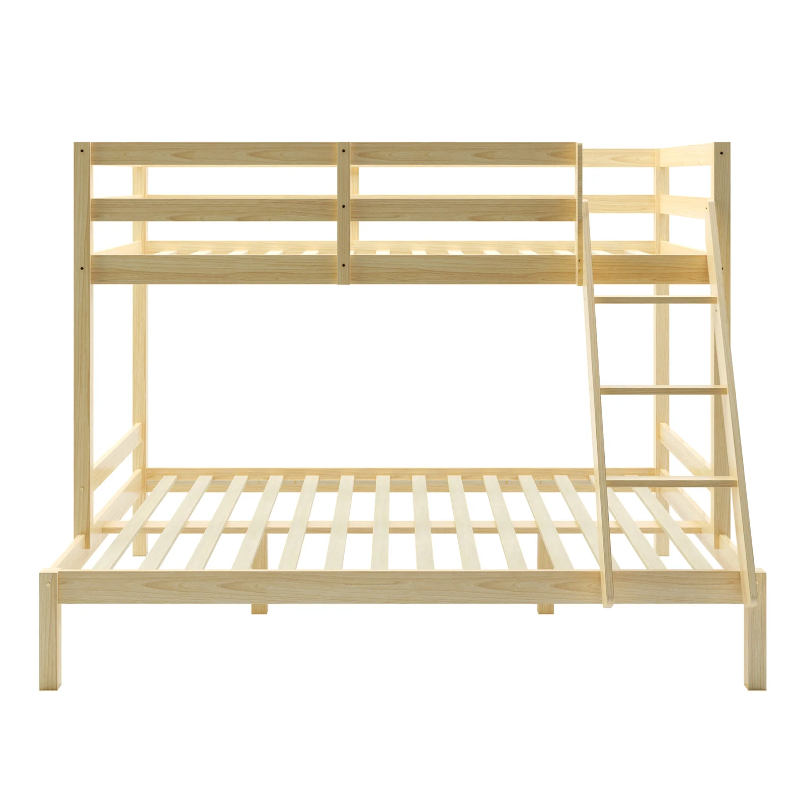 Antonia Solid Pine Wood Triple Bunk Bed in Natural - Image 11