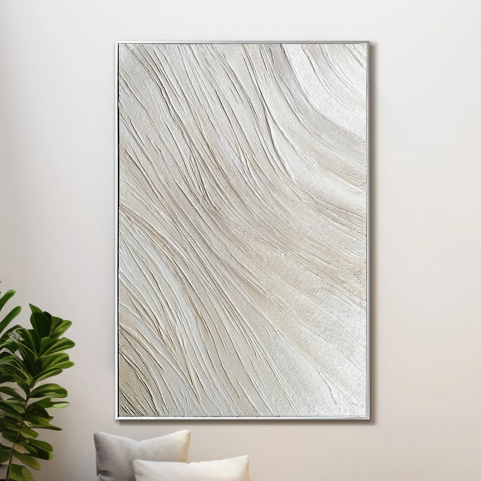 Anya 120x180cm Framed Textured Canvas 3D Wall Art - Image 2