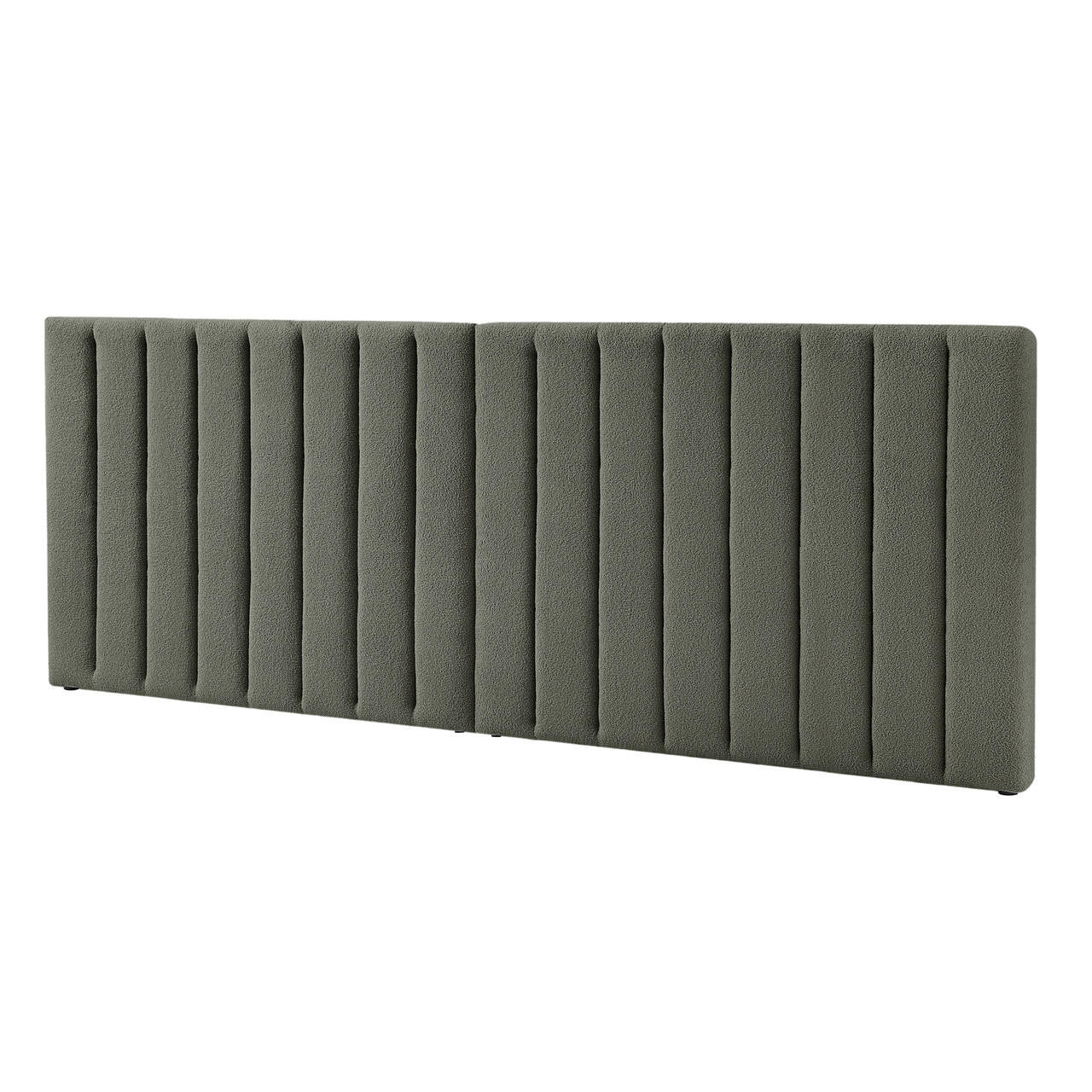 Aquila King Extra Wide Headboard & Fabia Gas-lift Storage Bed Base Set in Green - Image 7