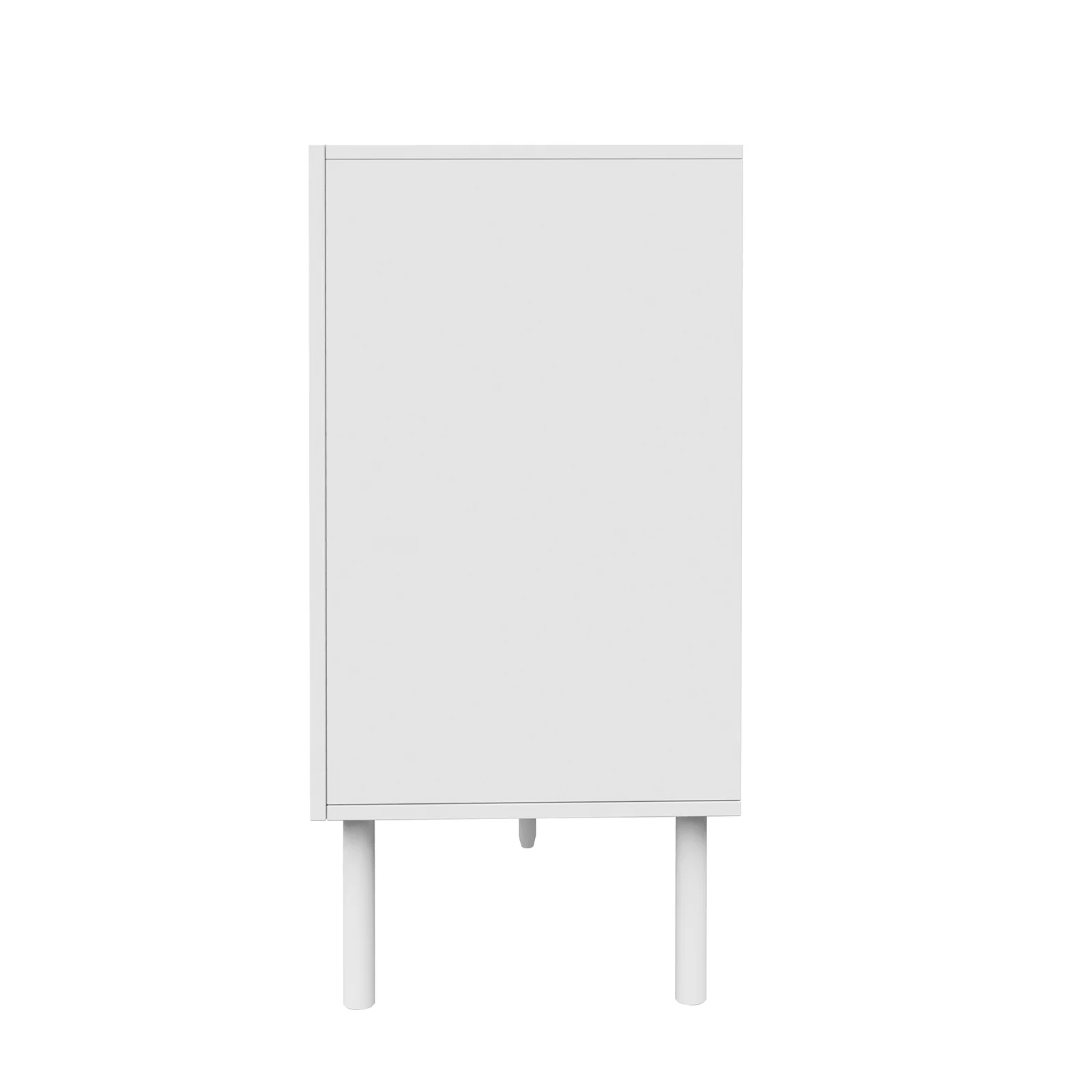 Archen 140cm 3 Door Storage Buffet Sideboard in White - Image 5