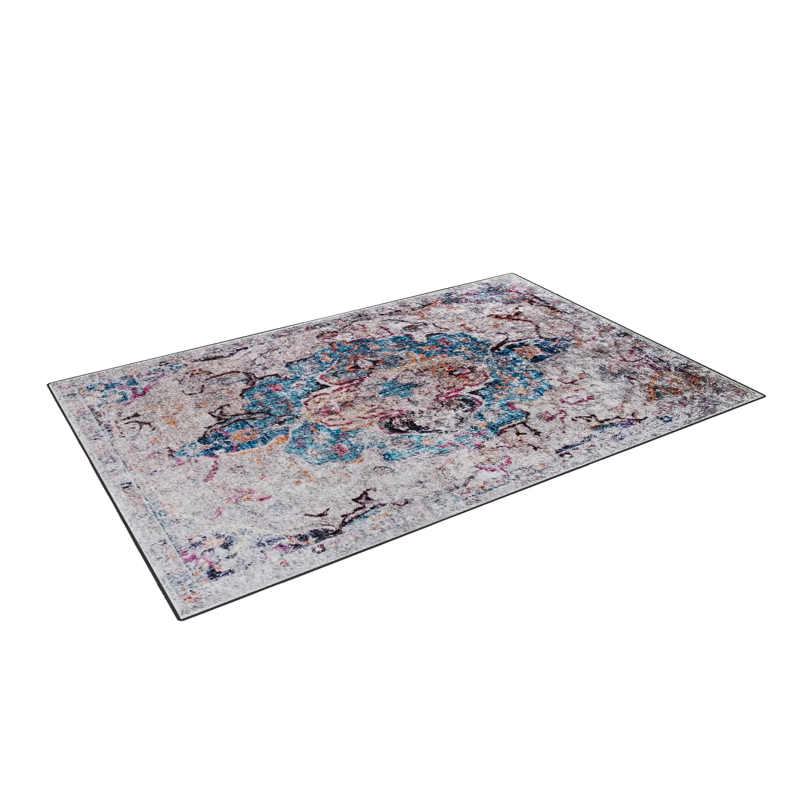 Arwani 160x230cm Medium Traditional Persian Indoor Rug - Image 3
