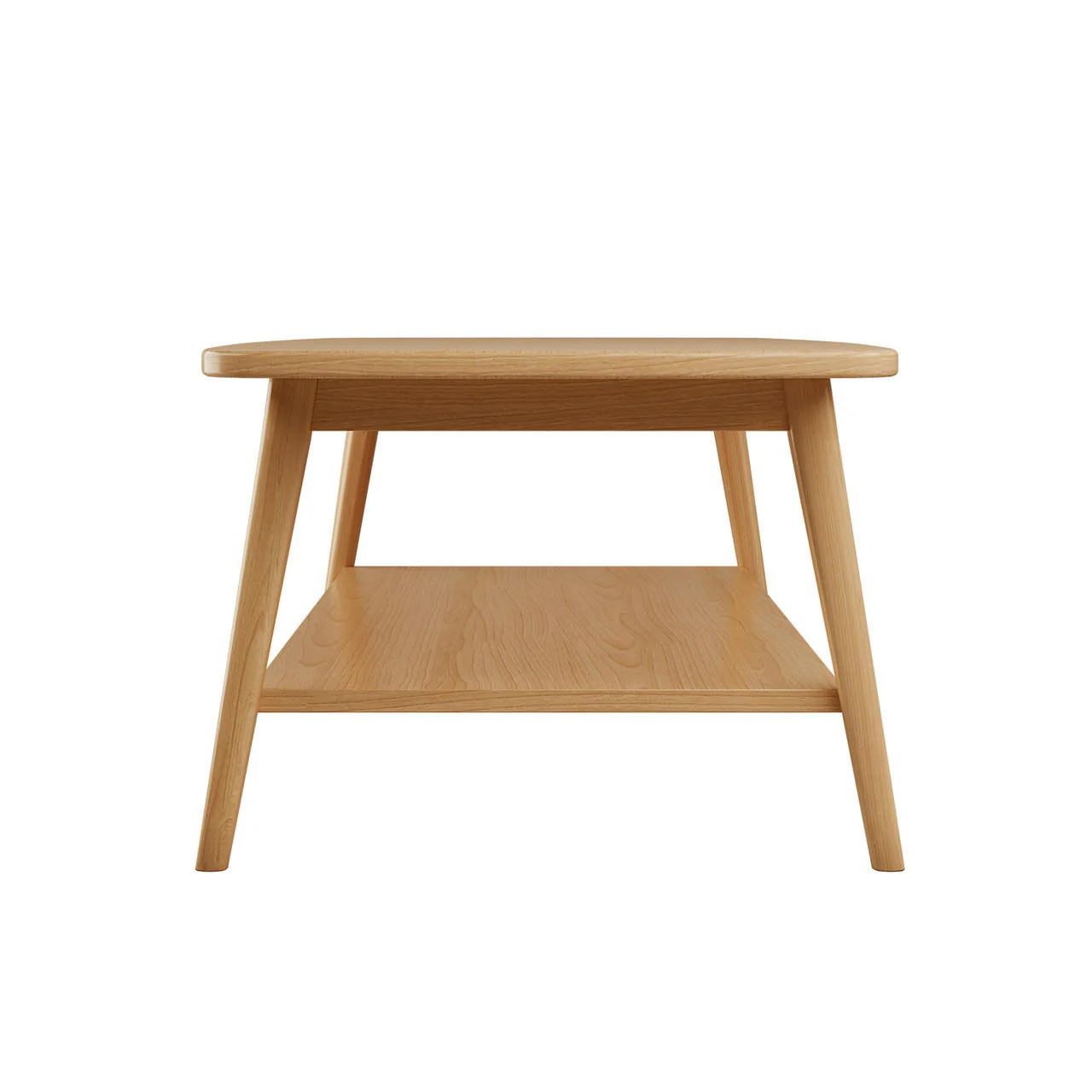 Asher 120cm American Oak Timber Coffee Table Natural - Image 11