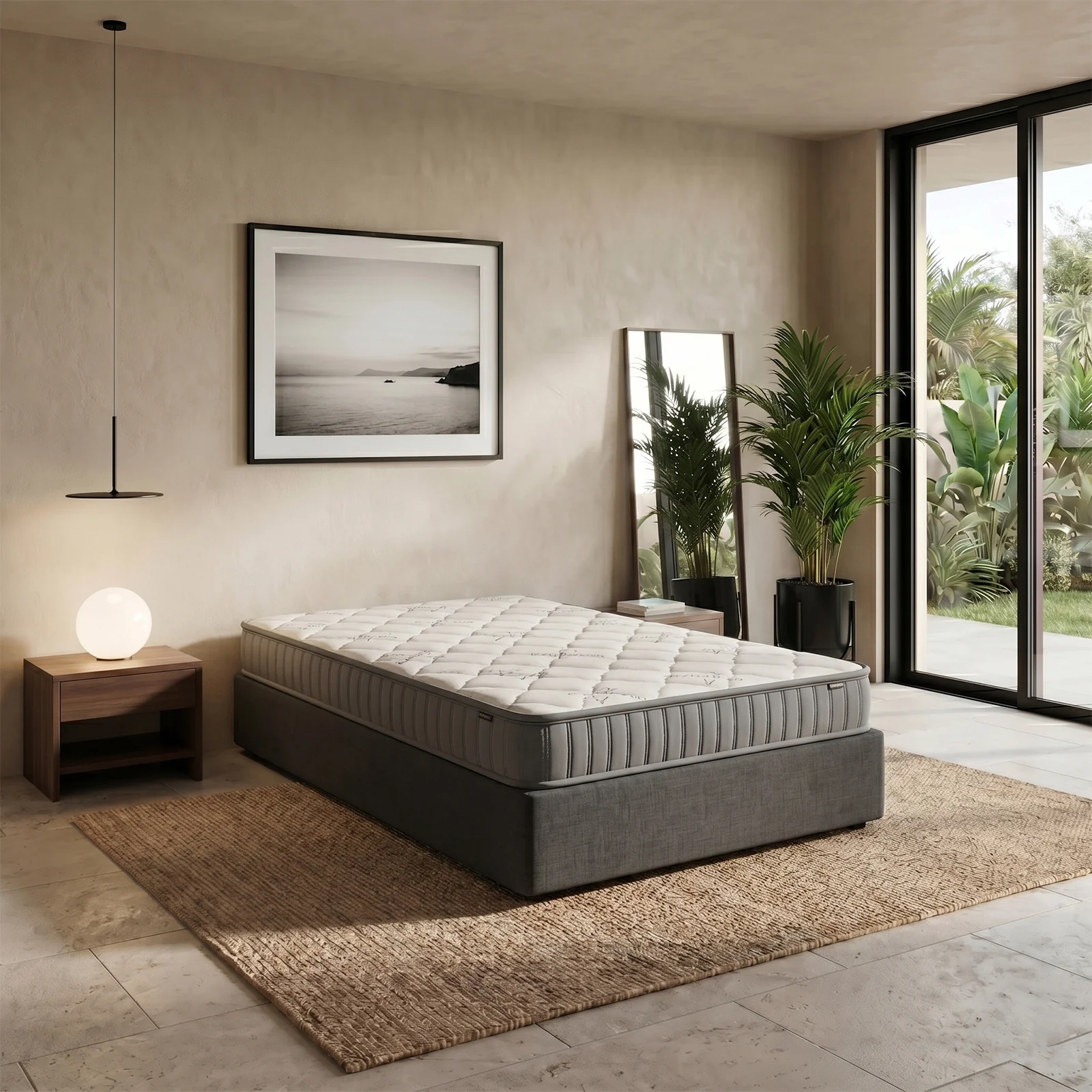 Asteria Single 18cm Latex Mattress with Bamboo Fabric - Image 2