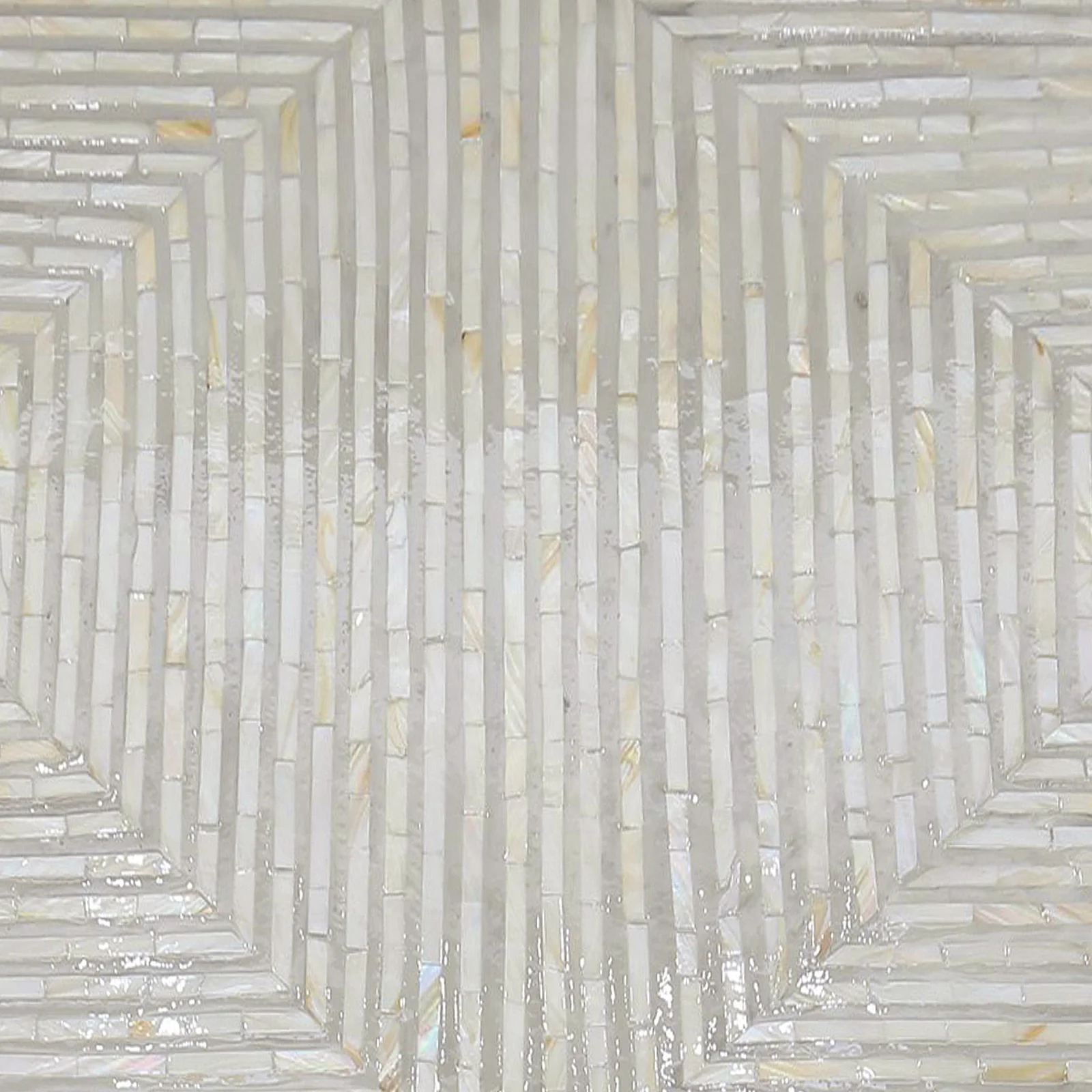 Audino Mother of Pearl Inlay Coffee Table in Ivory & Grey - Image 8