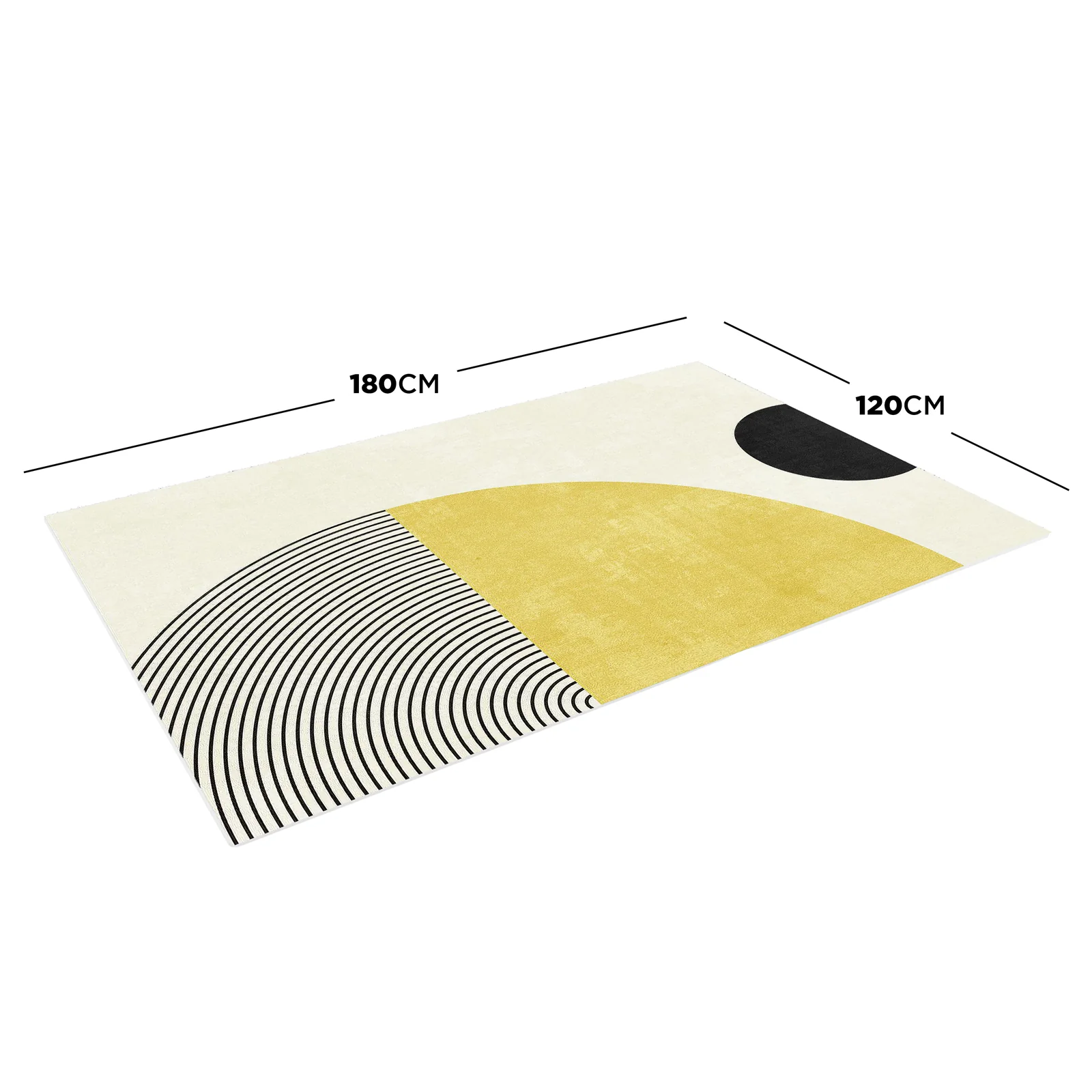 Axland 120x180cm Small Modern Indoor Floor Rug - Image 3
