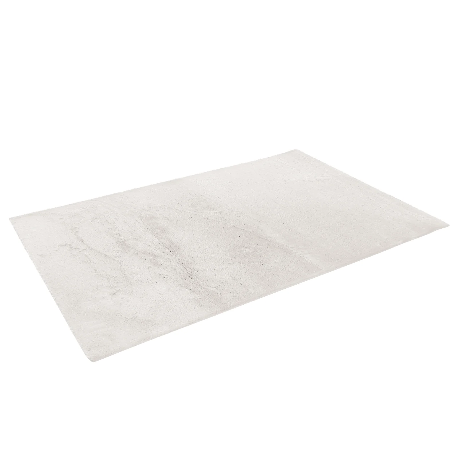 Azaliya 200x300cm Faux Rabbit Fur Floor Rug in Cream White - Image 4