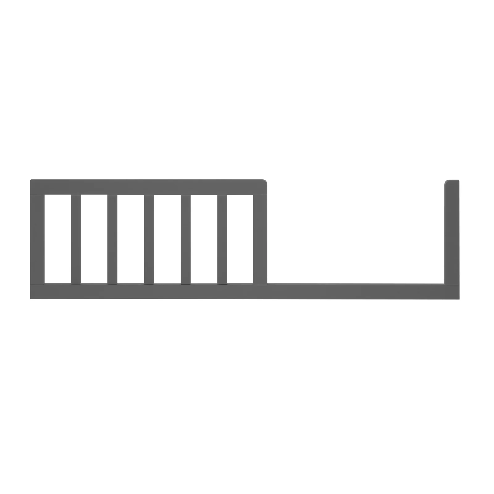 Azeem & Giro Solid Pine Convertible Cot Set in Grey - Image 6