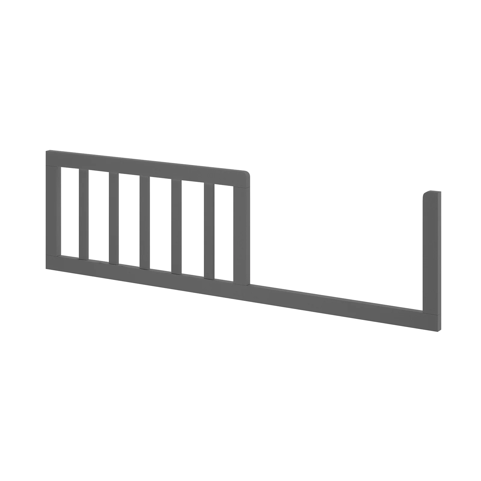 Azeem & Giro Solid Pine Convertible Cot Set in Grey - Image 7
