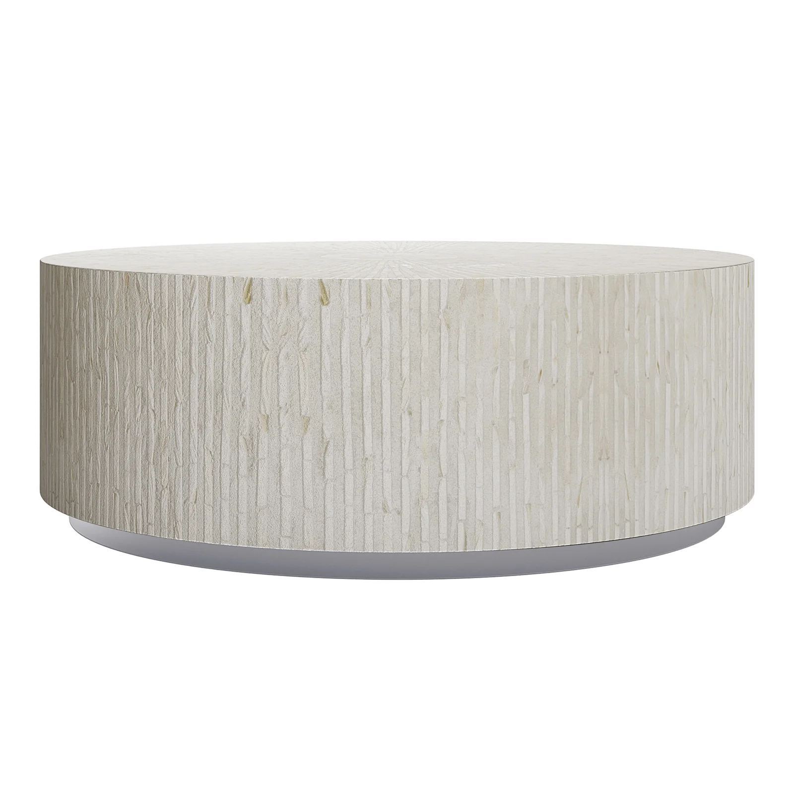 Baltoy 100cm Mother of Pearl Inlay Coffee Table in Sand - Image 4