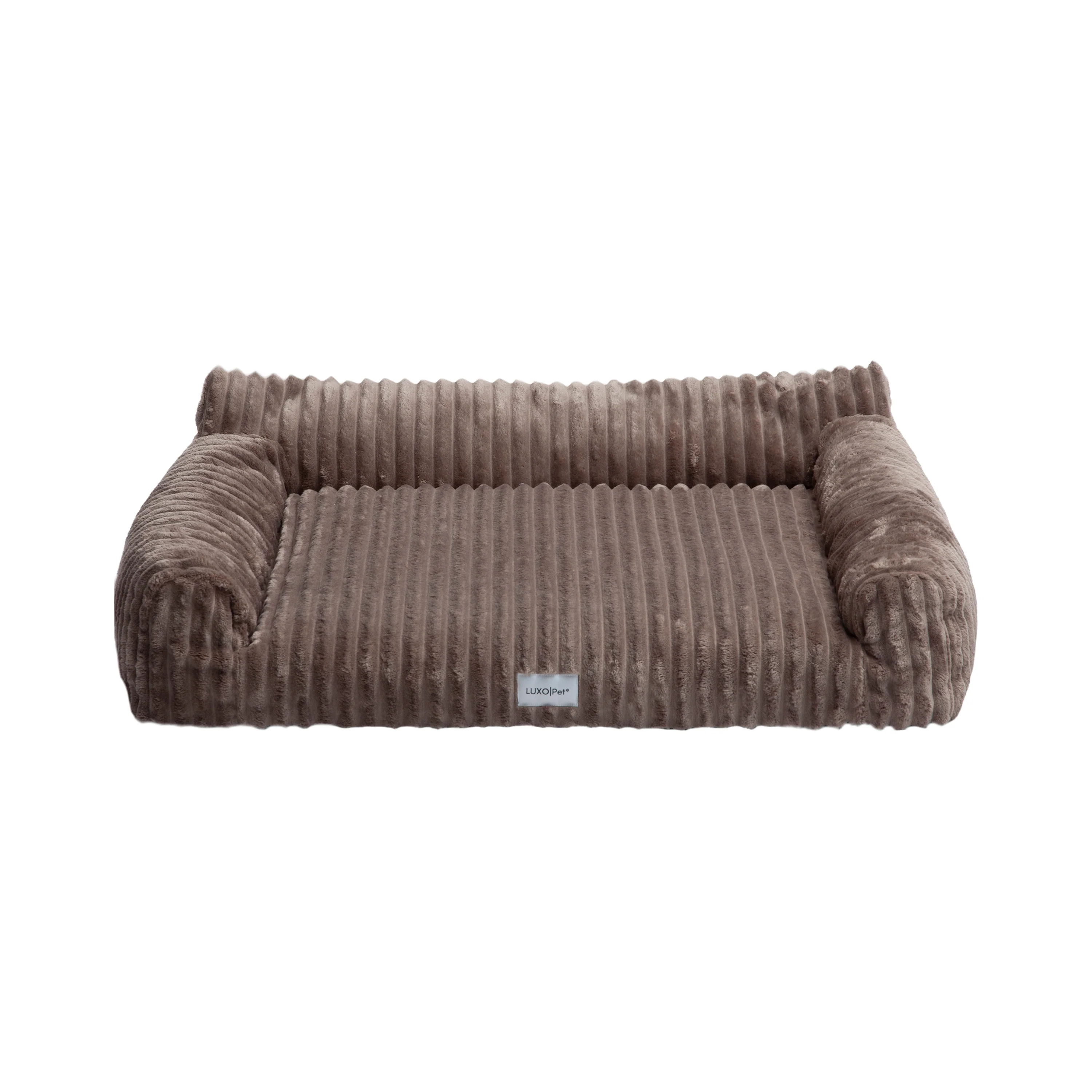 Barnaby Medium Orthopaedic Corduroy Dog Bed in Brown