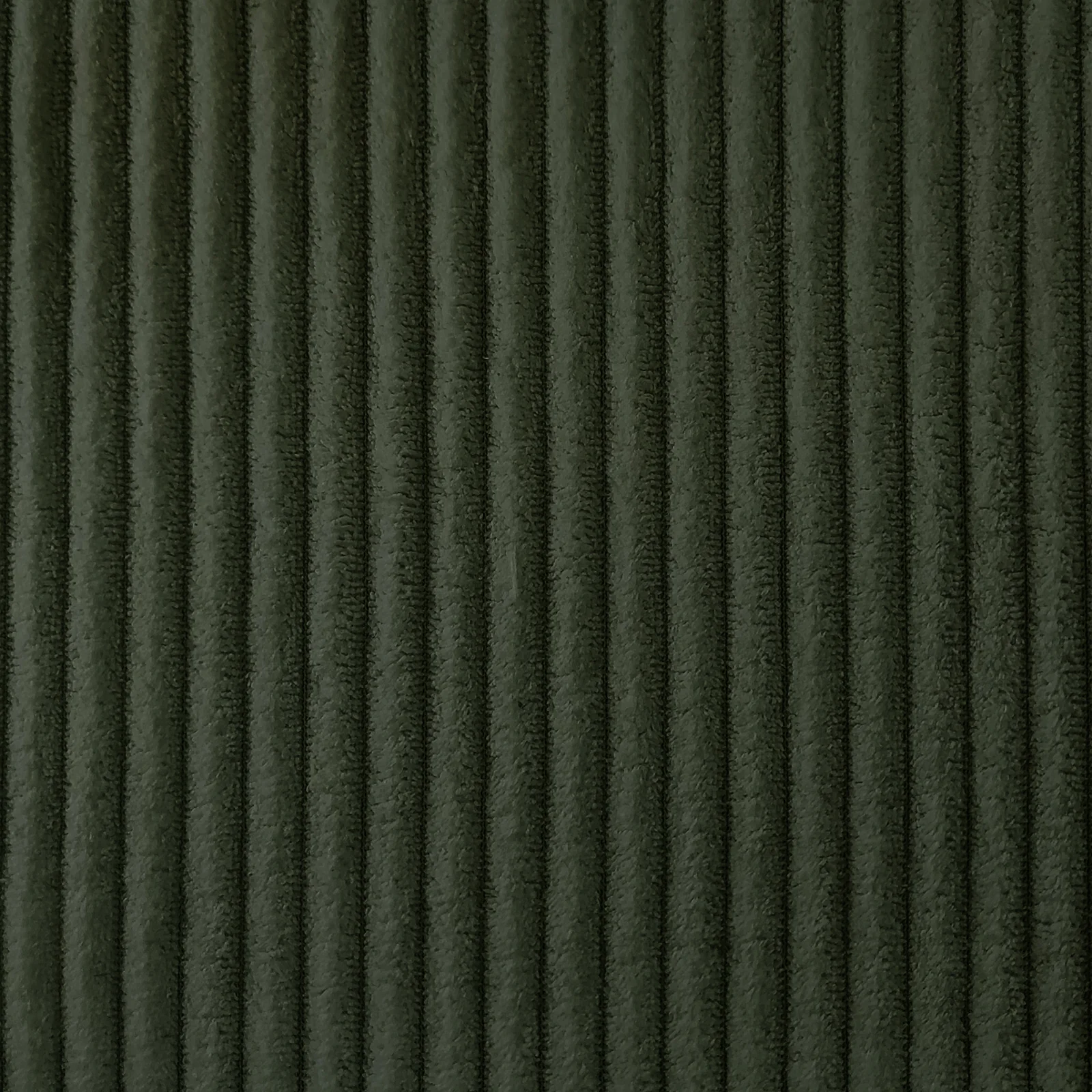 Bengtaz Corduroy Curved Accent Chair in Dark Green - Image 12