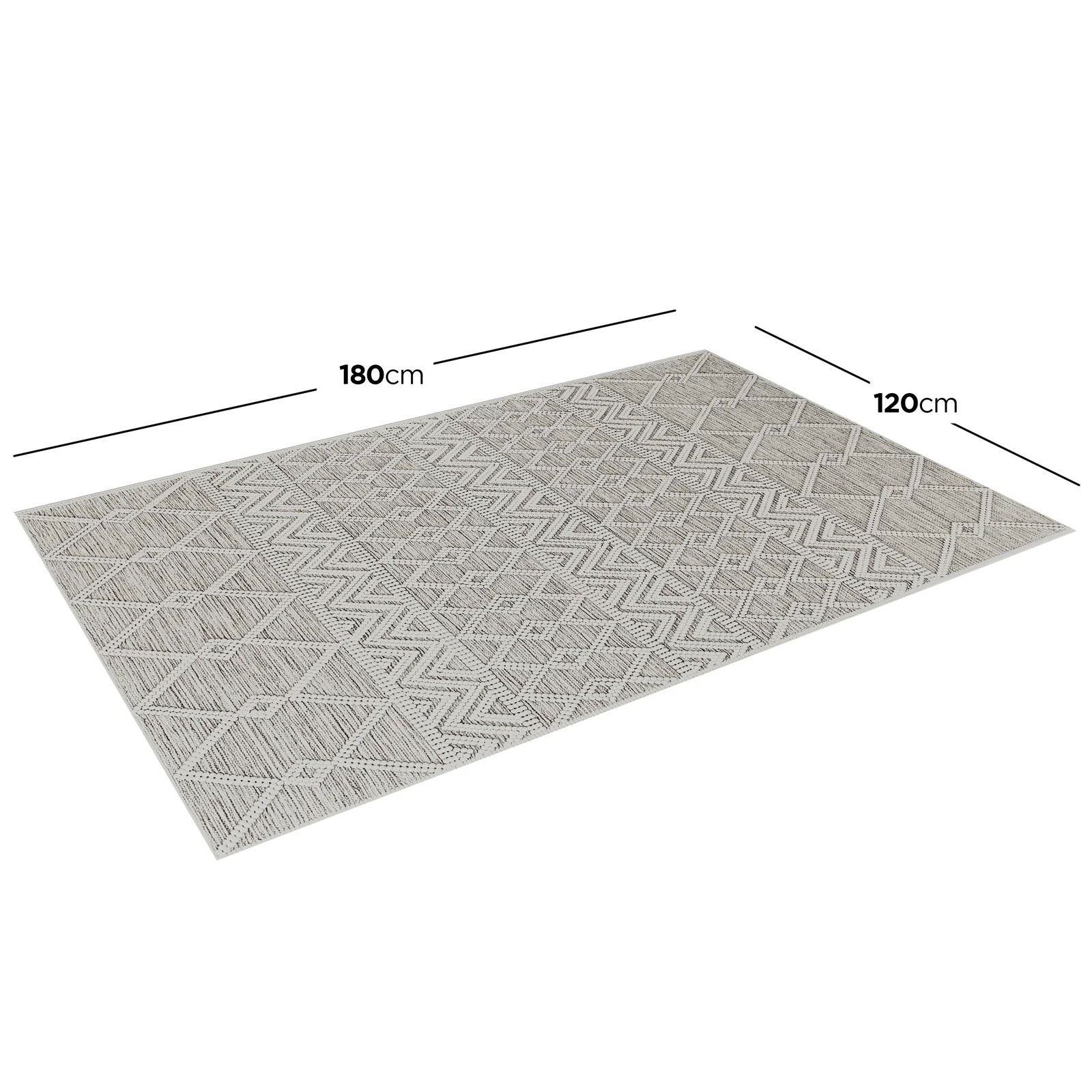 Benita 120x180cm Small Soft Modern Printed Indoor Floor Rug - Image 3