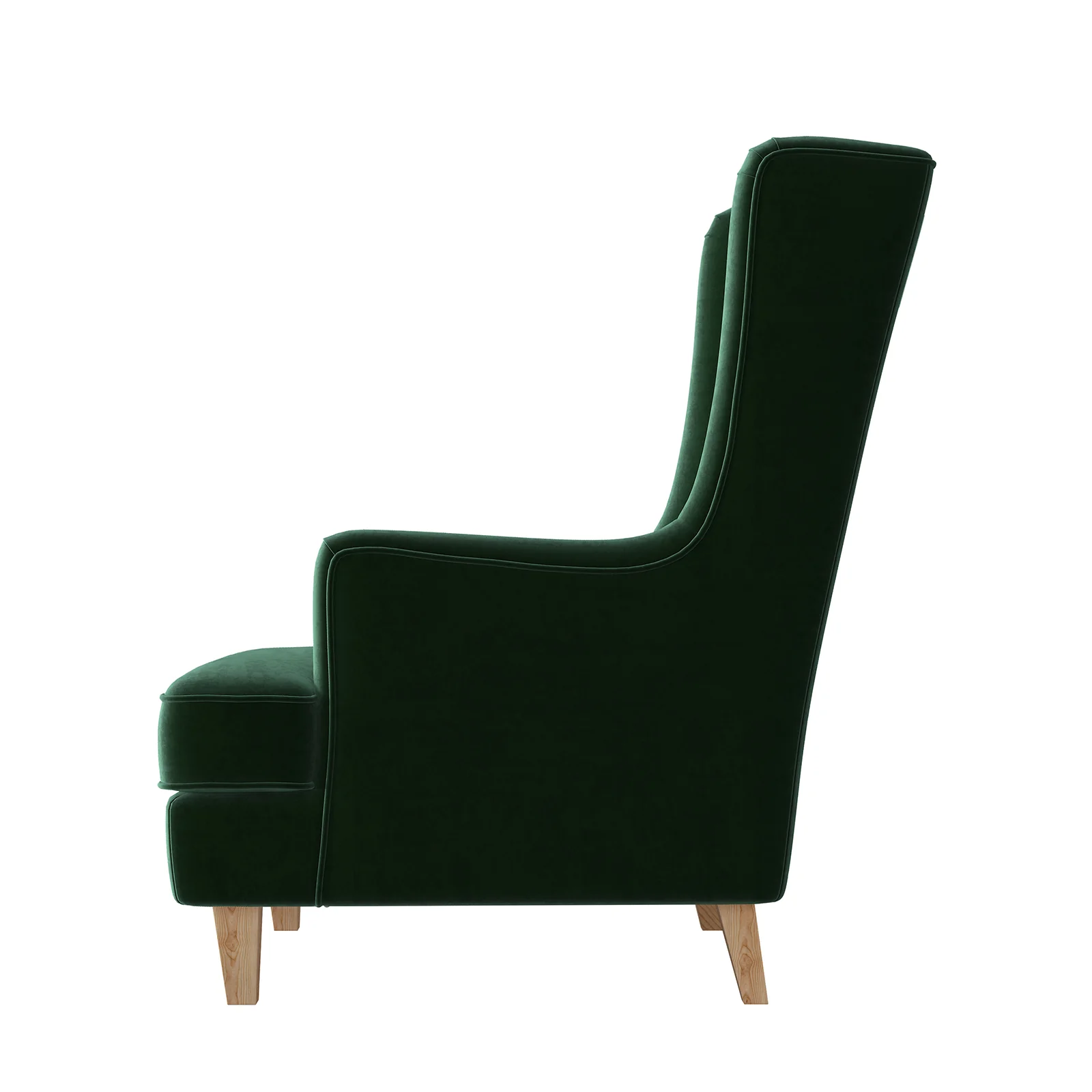 Brandt 2-in-1 Convertible Rocking Armchair in Forest Green - Image 10