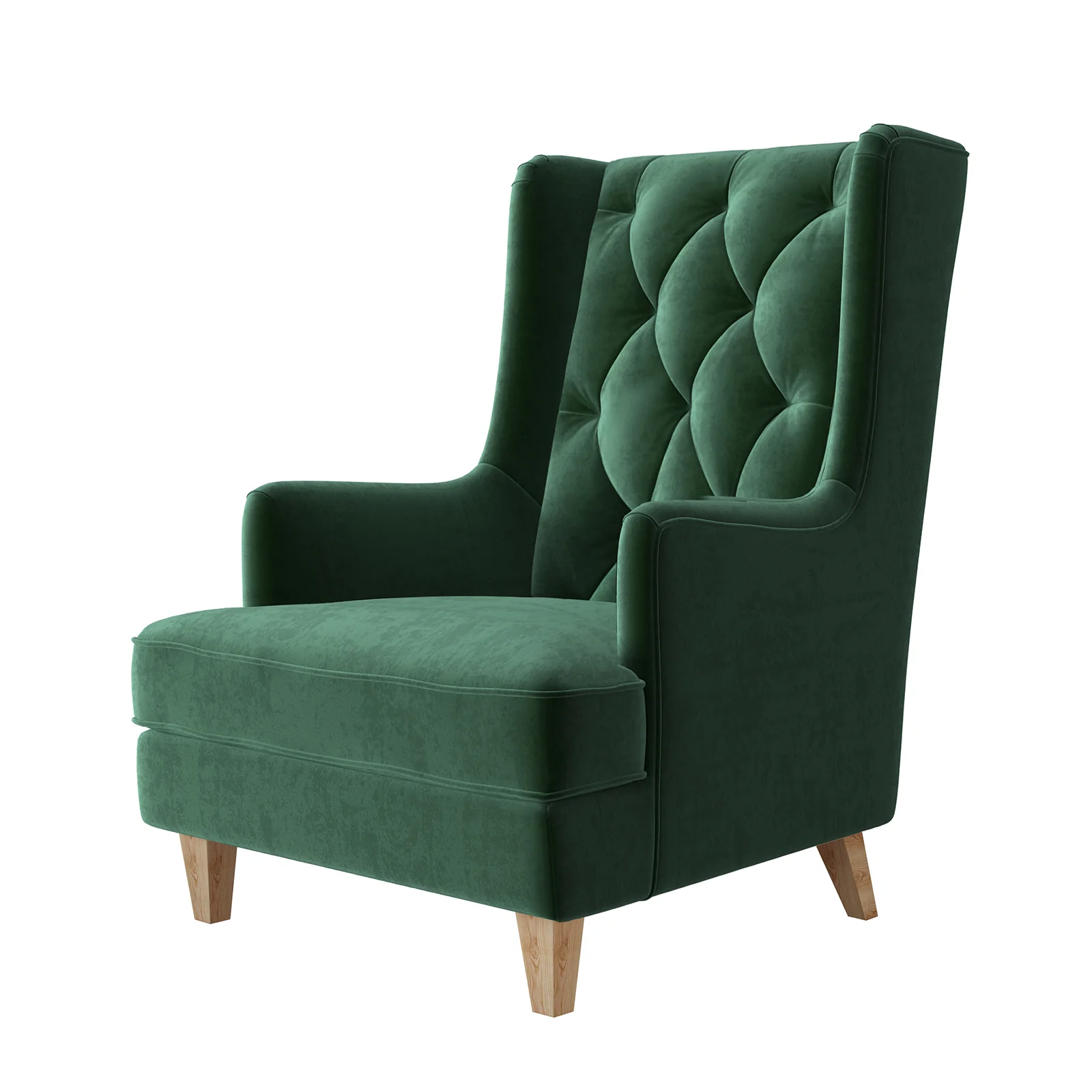 Brandt 2-in-1 Convertible Rocking Armchair in Forest Green - Image 8