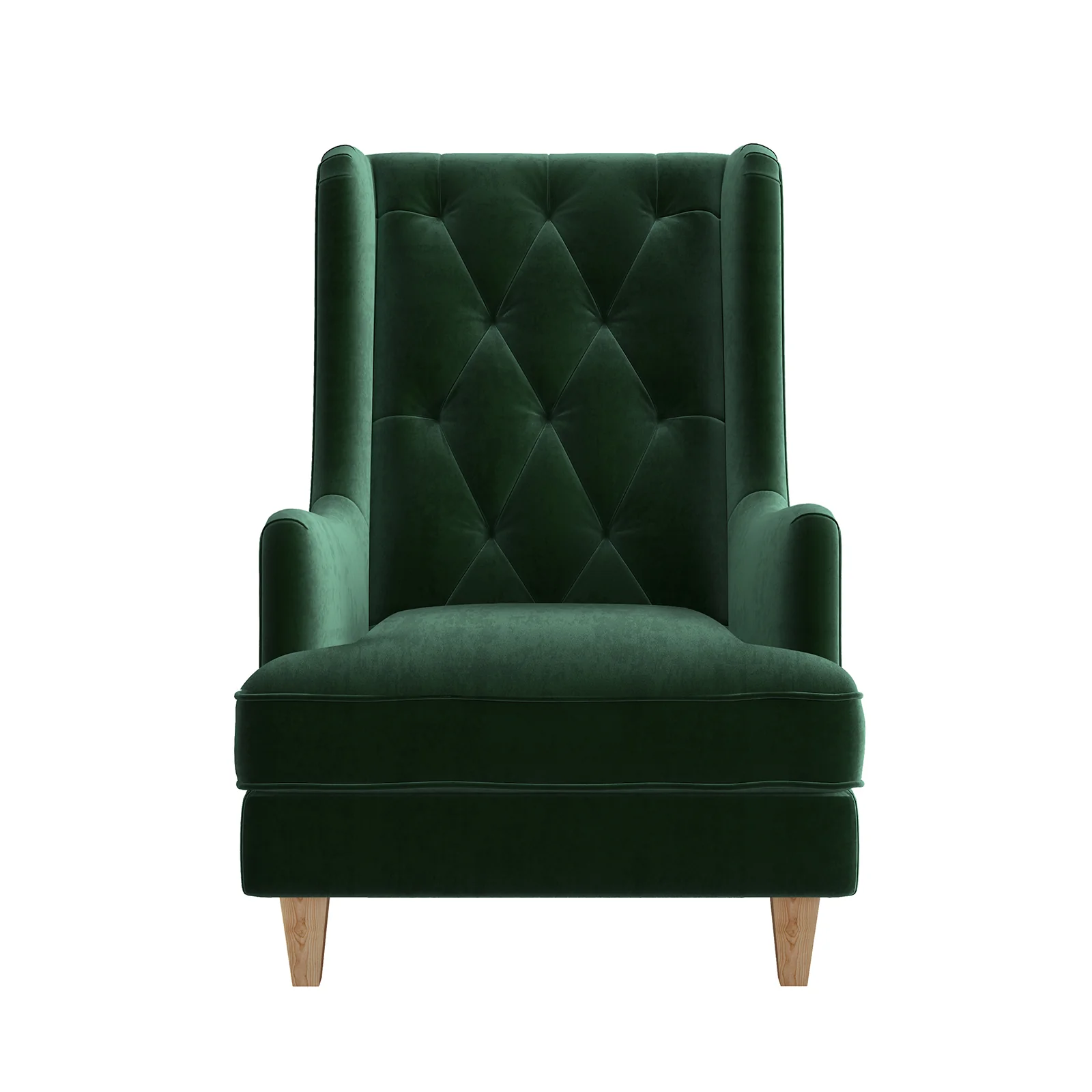 Brandt 2-in-1 Convertible Rocking Armchair in Forest Green - Image 9