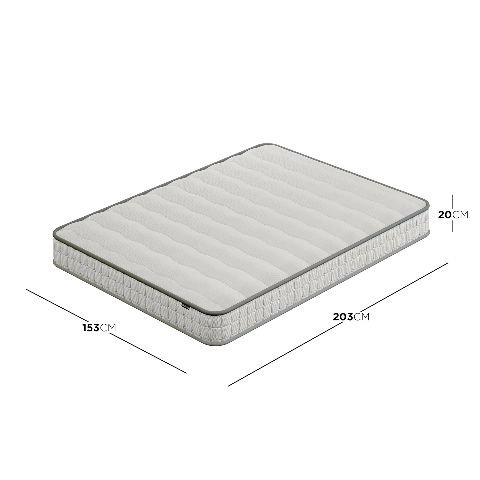 Byron & Cybele Queen Wall Bed & Mattress Package in White - Image 4
