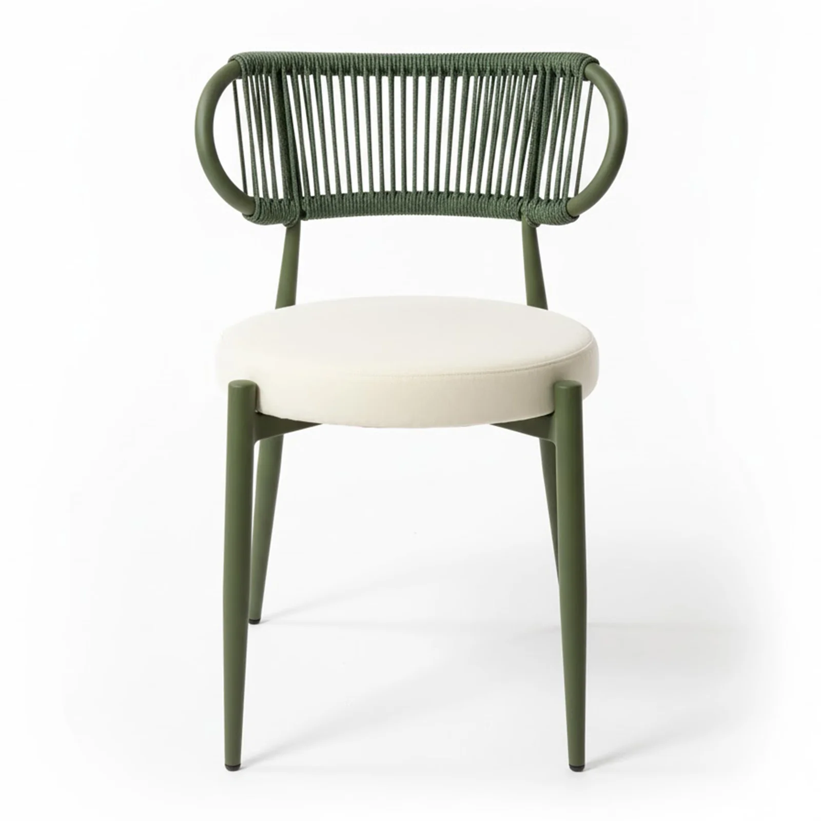 Cabria 7 Piece Sintered Stone Outdoor Dining Set in Green - Image 6