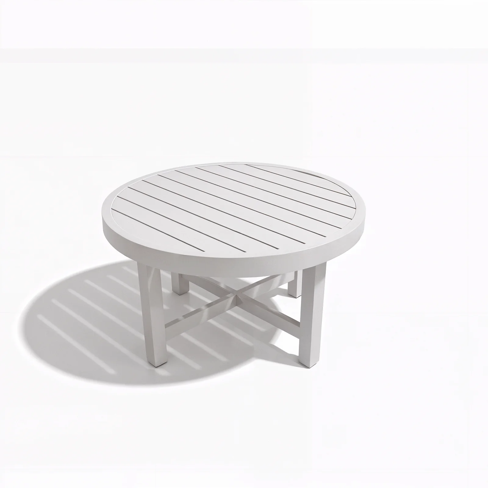 Callanna 5 Seater Round Outdoor Lounge Set in White - Image 6