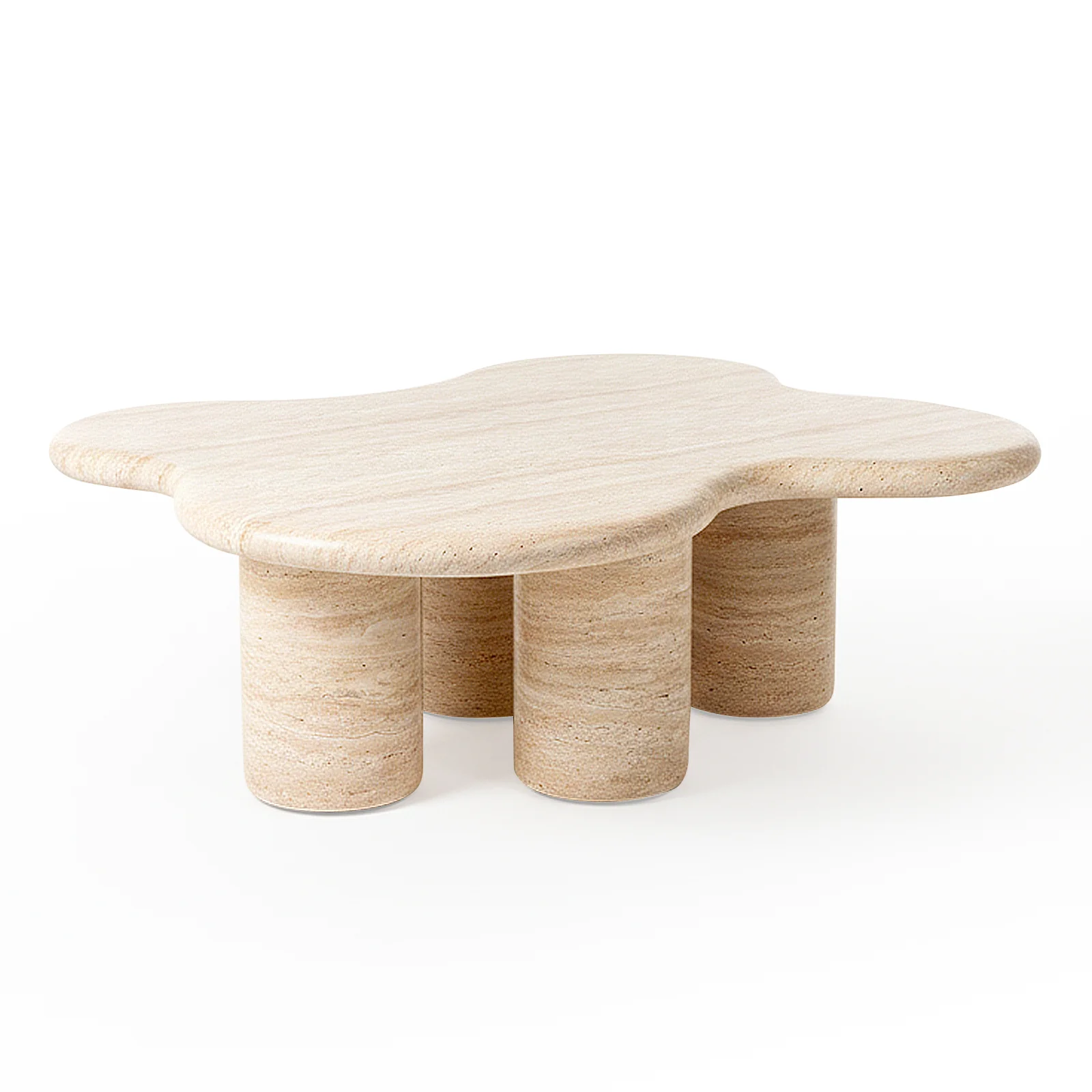 Calvon Cloud Coffee Table in Travertine - Image 6