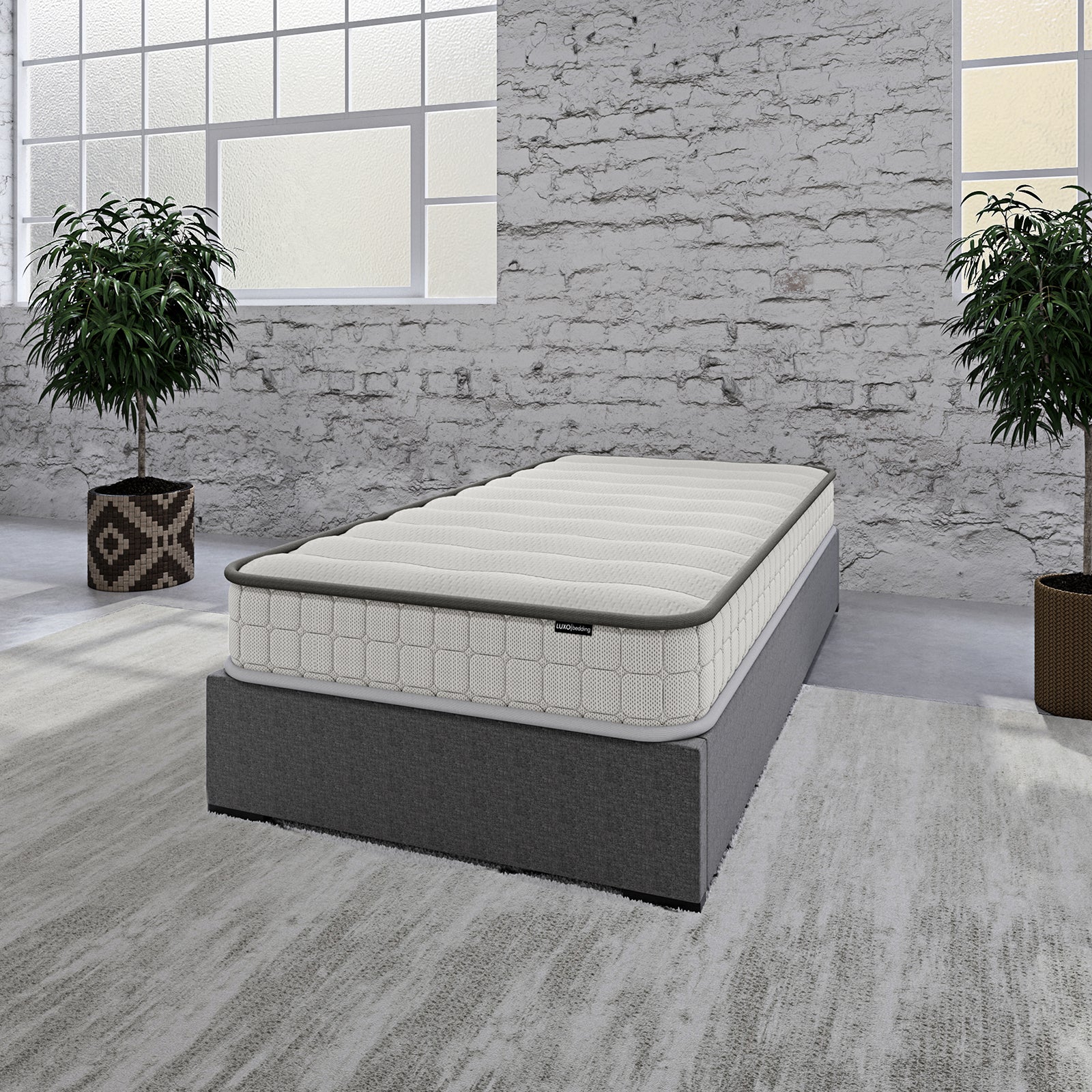 Camira & Cybele Solid Wood Bunk Bed & Mattress Set in White - Image 12