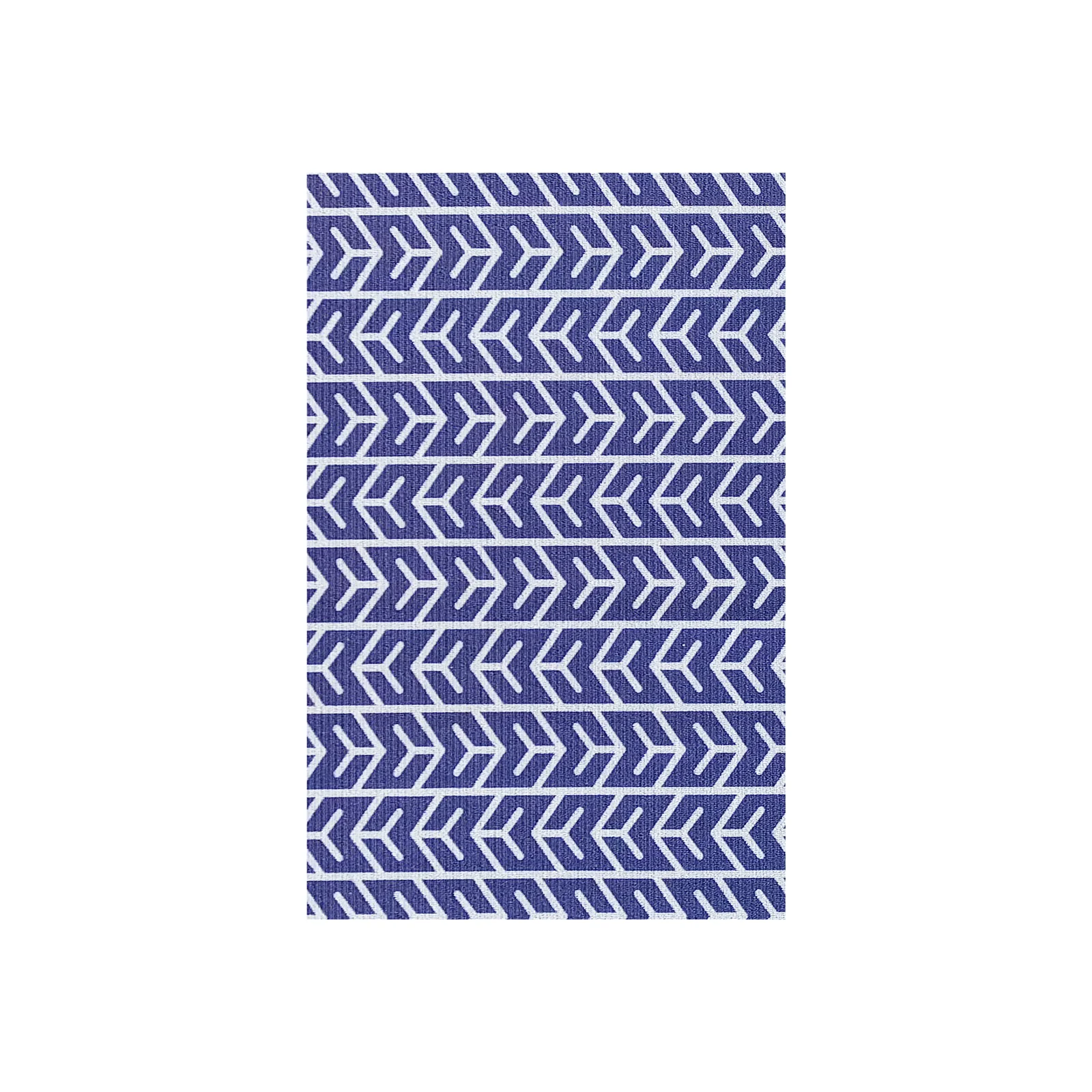 Carey 45x75cm Outdoor Doormat in White & Indigo