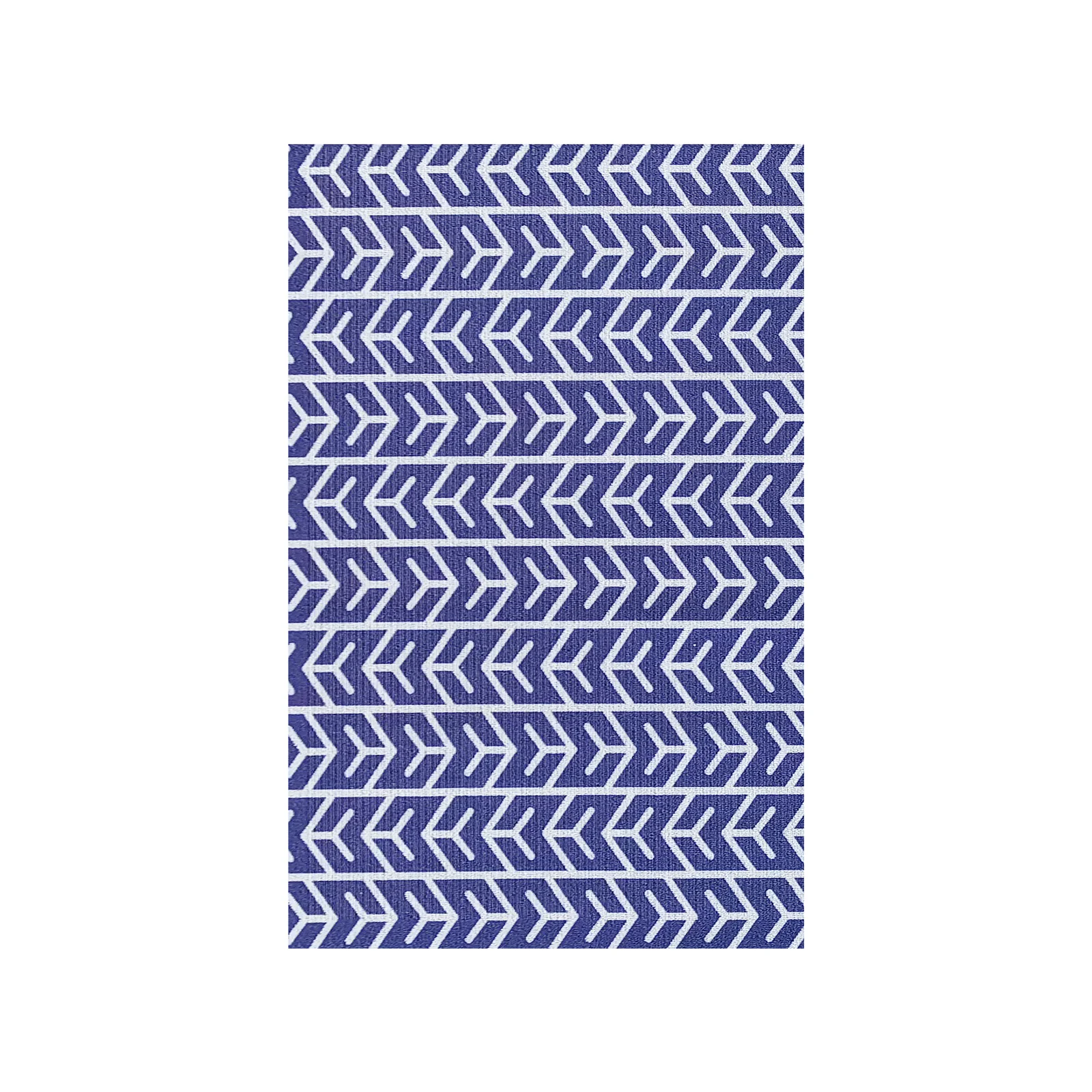 Carey 60x90cm Outdoor Doormat in White & Indigo