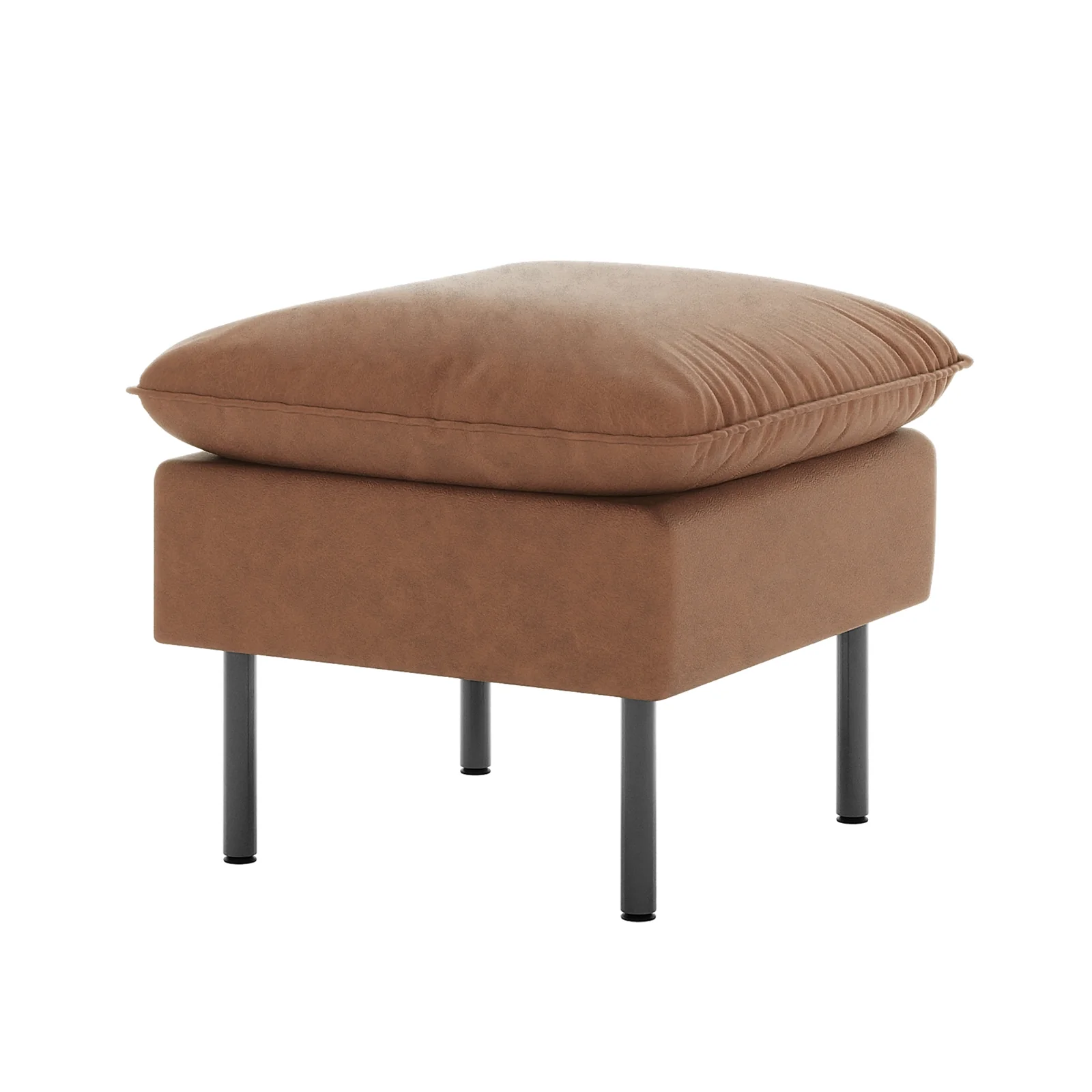 Cassian 7 Seater PU Leather Sofa Set in Chocolate Brown - Image 13