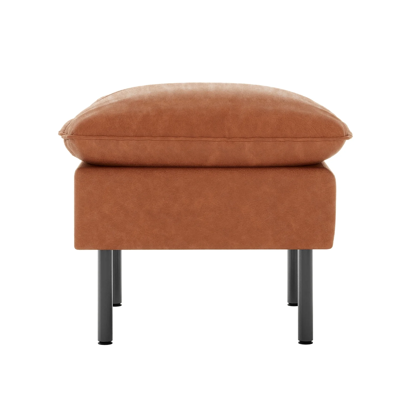 Cassian 7 Seater PU Leather Sofa Set in Mocha - Image 17