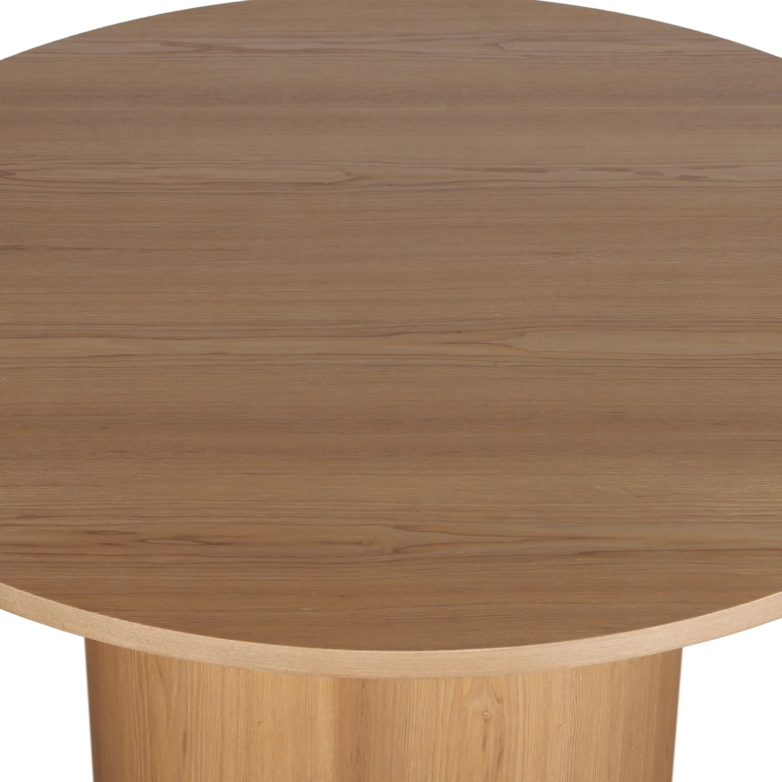 Cece 120cm Round Dining Table in Oak - Image 3
