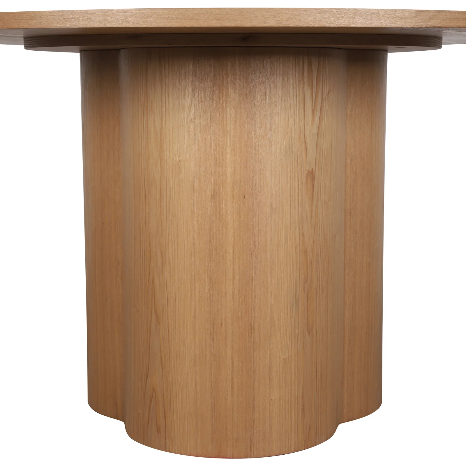 Cece 120cm Round Dining Table in Oak - Image 4