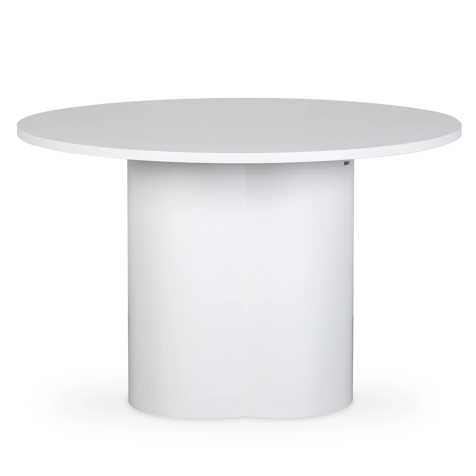 Cece 120cm Round Dining Table in White - Image 7