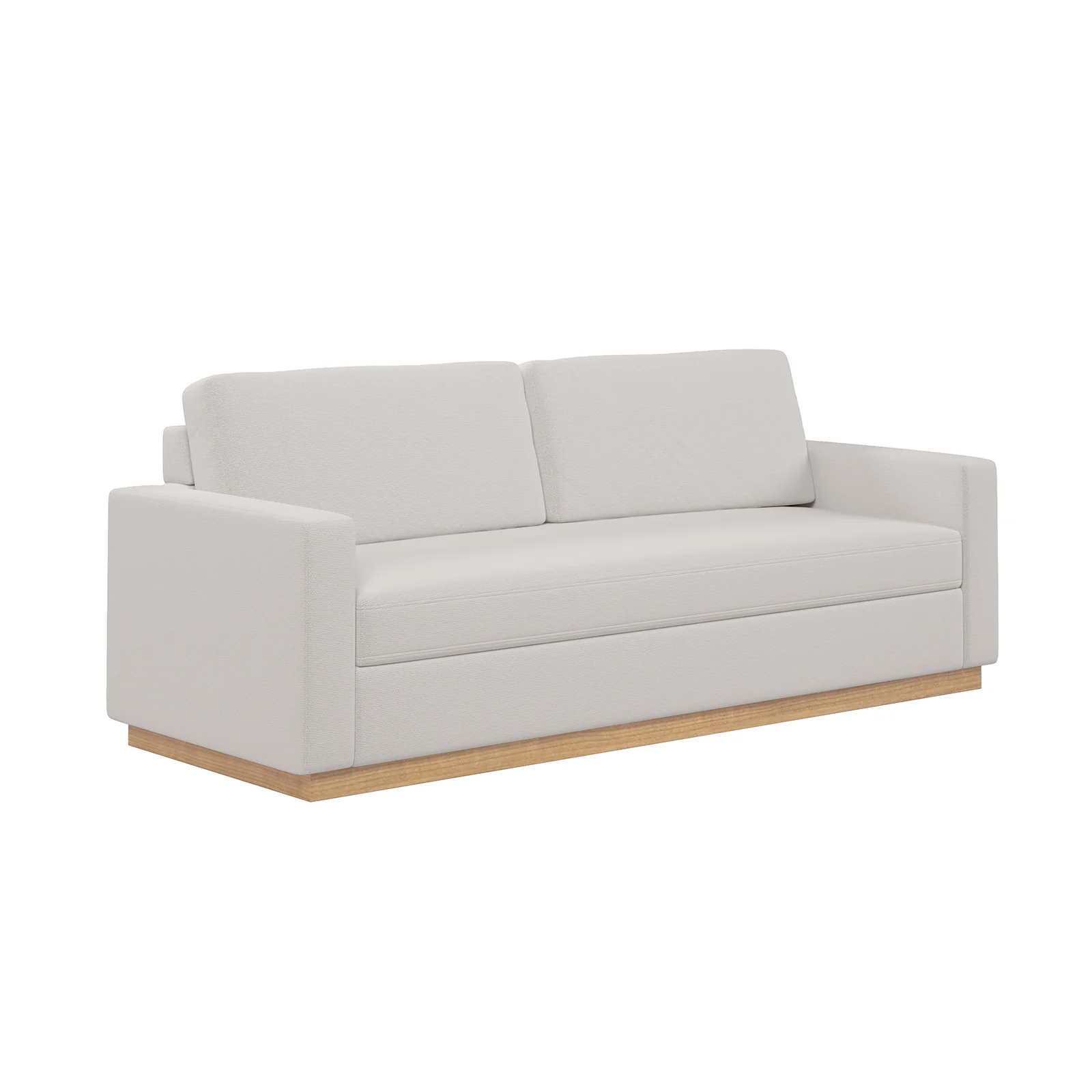 Celeste 3 Seater Hardwood Sofa in Grey Fabric - Image 7