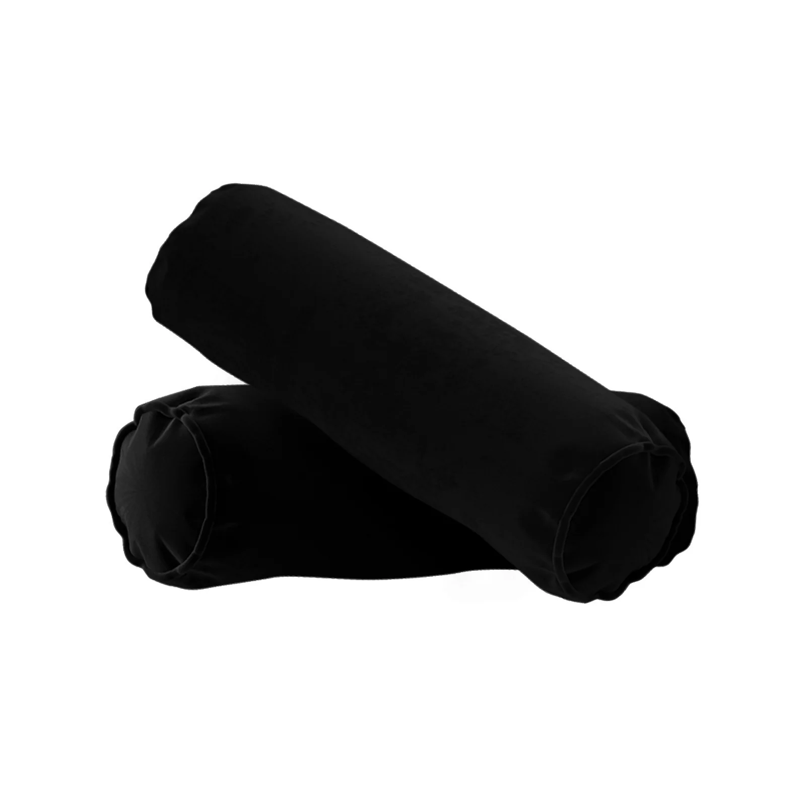Claude 3-Seater Velvet Sofa with Chaise in Black - Image 7