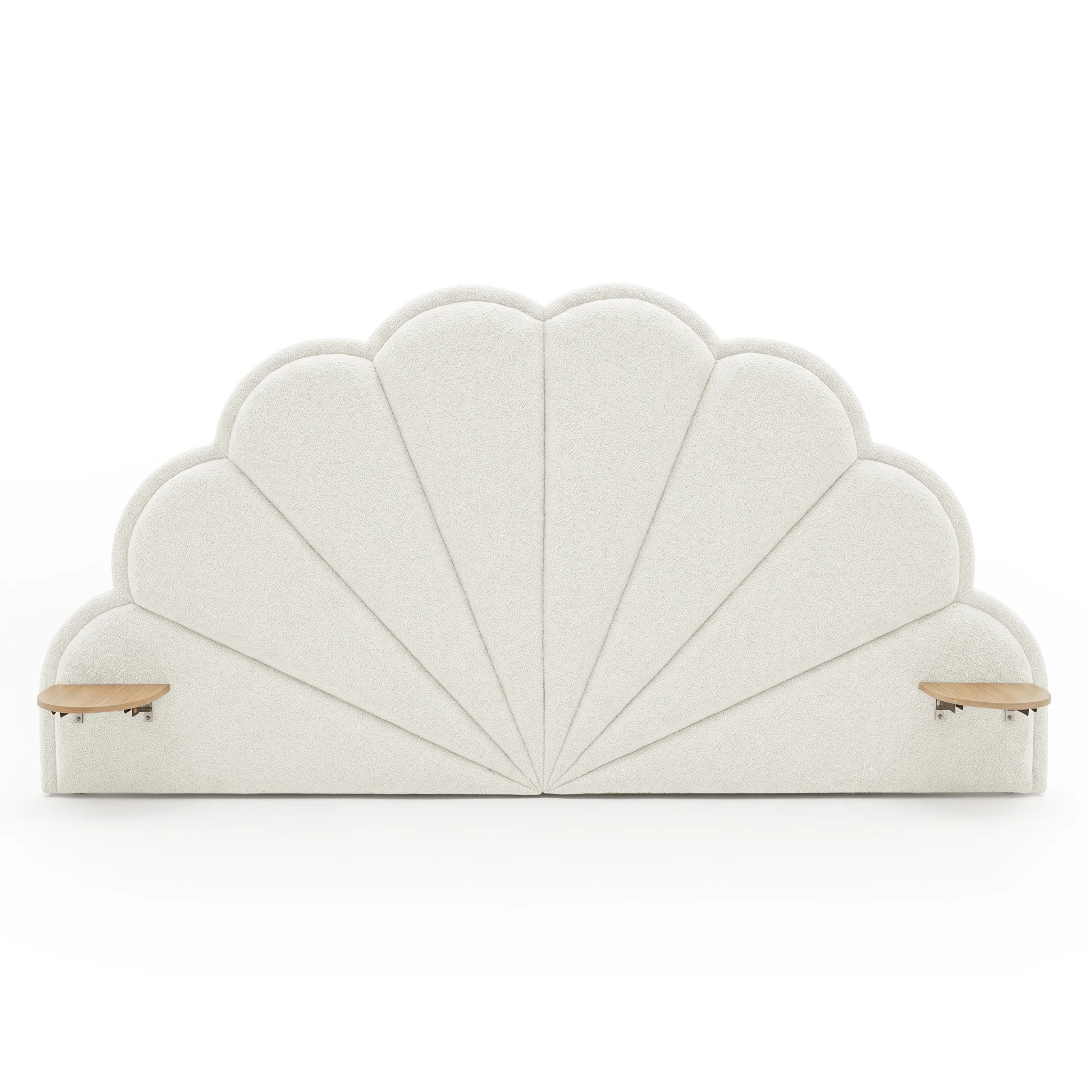 Clove King Storage Bed Base Set in Cream White - Image 10