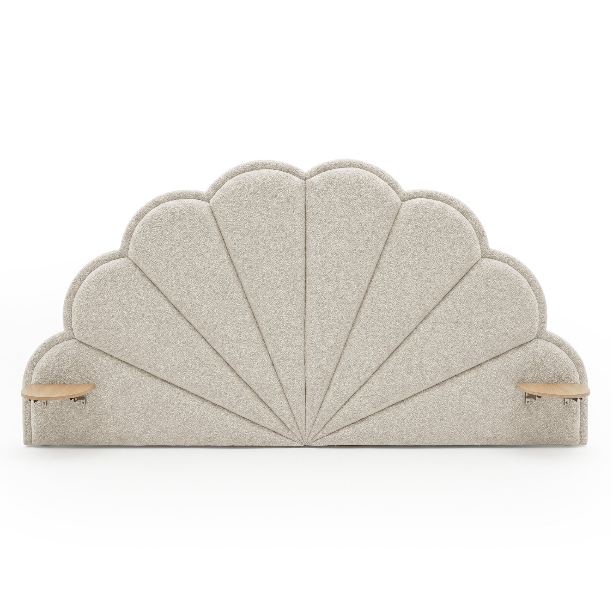 Clove King Storage Bed Base Set in Warm Beige - Image 10