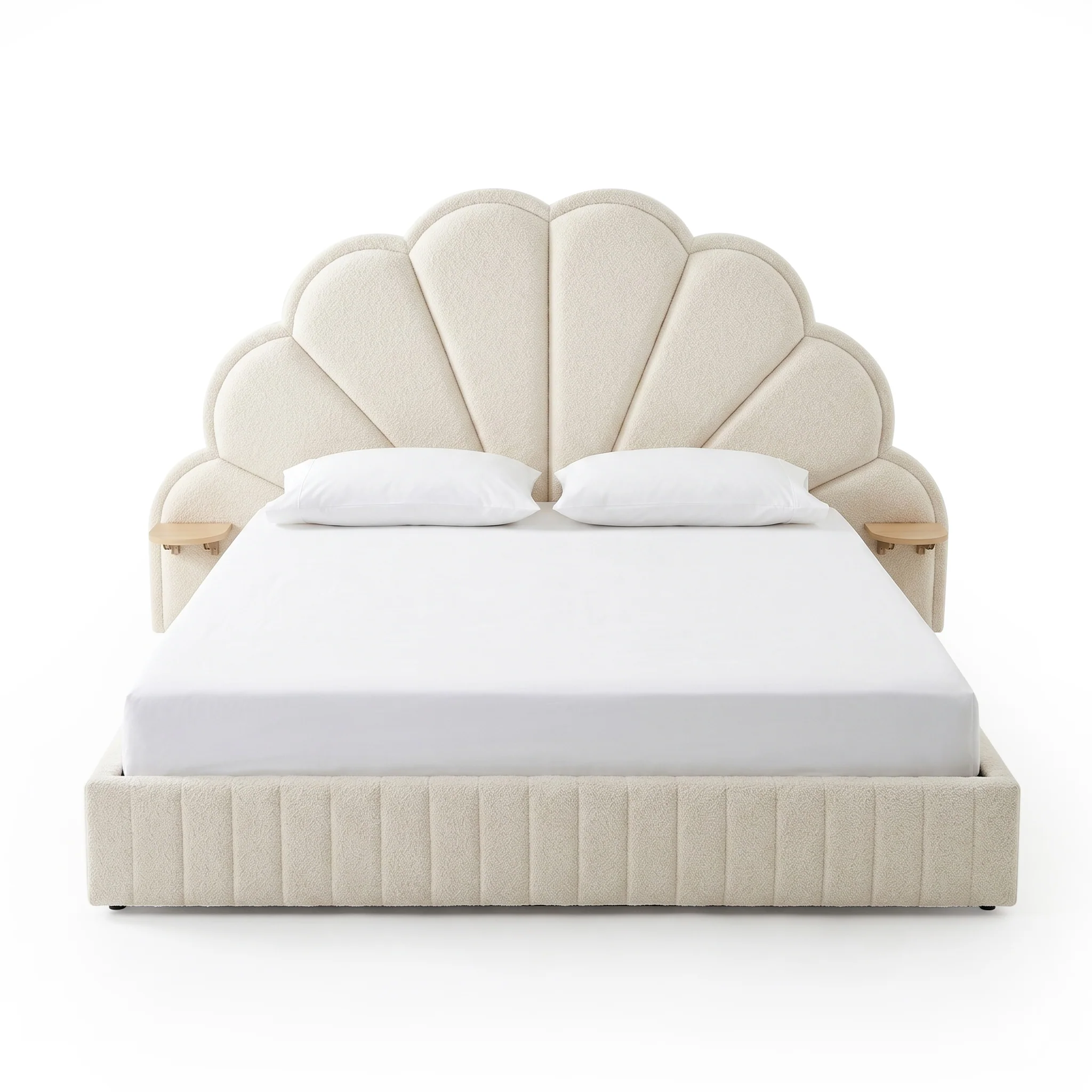 Clove King Storage Bed Base Set in Warm Beige - Image 8