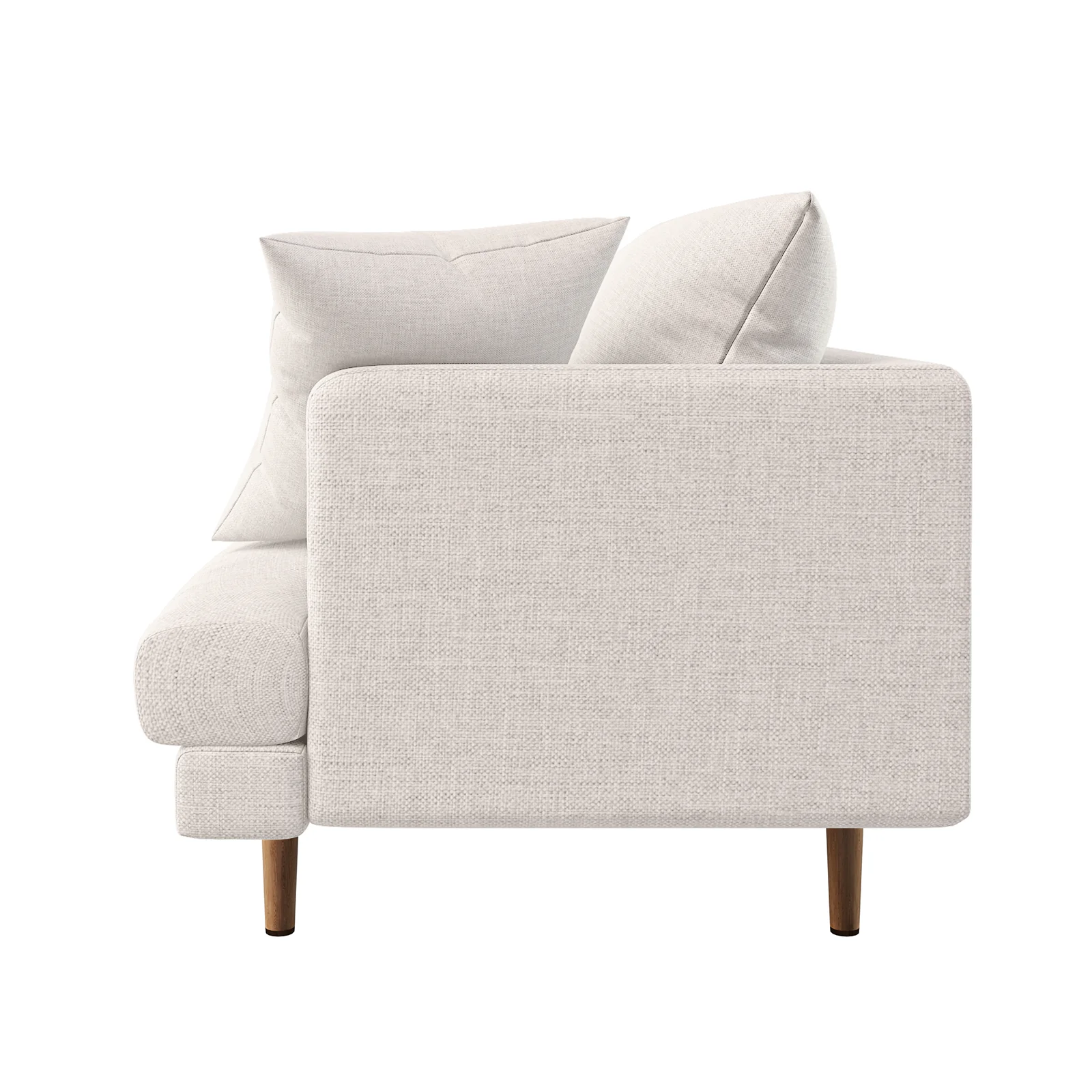 Colton 5-Seater Fabric Sofa in Cream White - Image 7